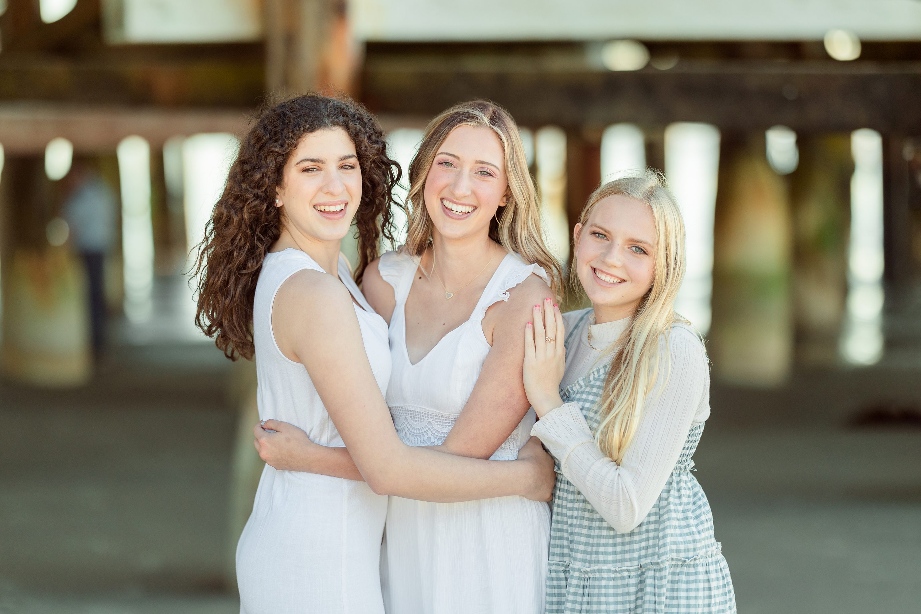 Three Best Friends Posing In Studio, Wearing Summer Style Outfit And Jeans  Shorts. Girls Smiling And Having Fun. Stock Photo, Picture and Royalty Free  Image. Image 50579886.