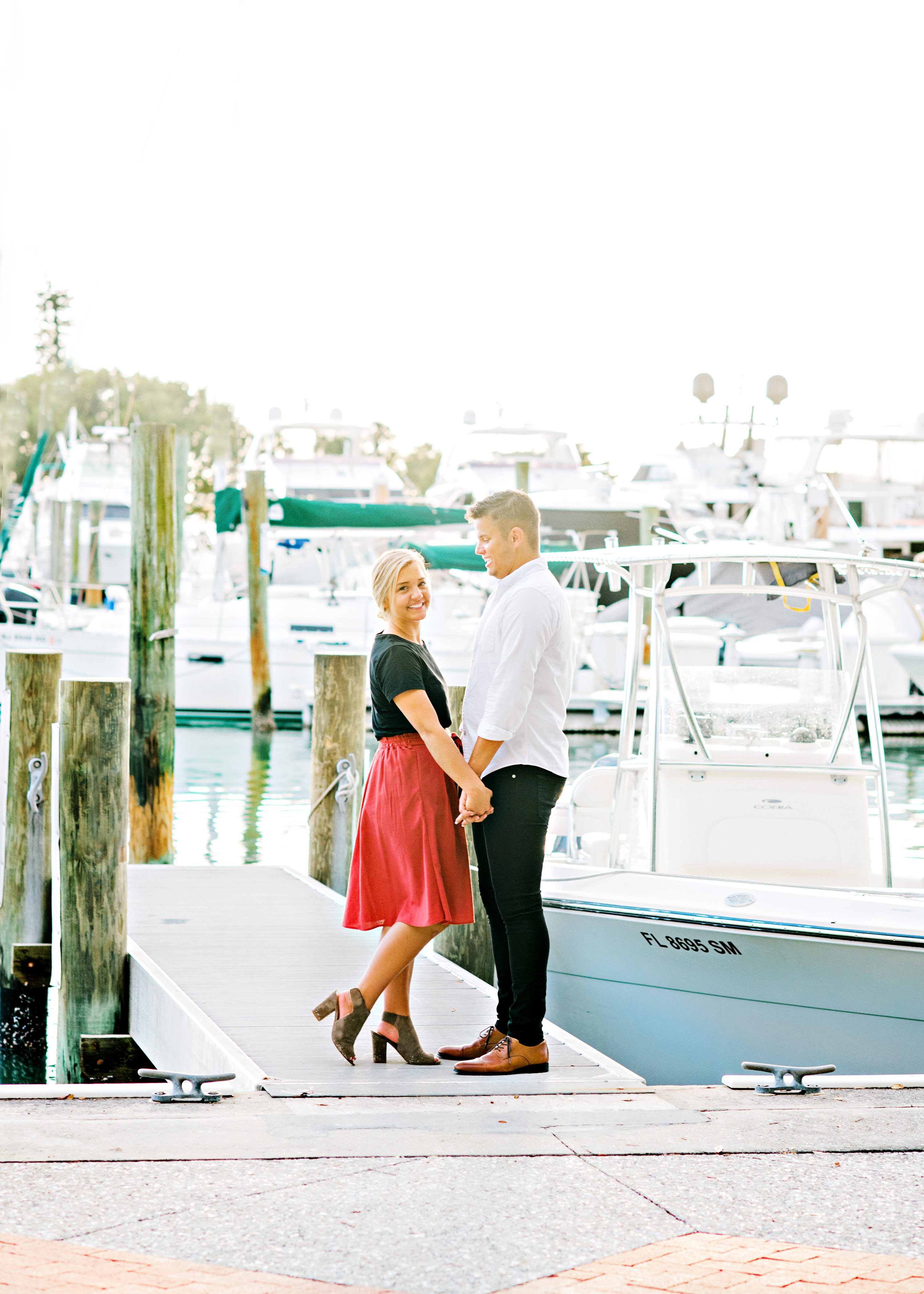 Siesta Key Engagement  Session,marina jack