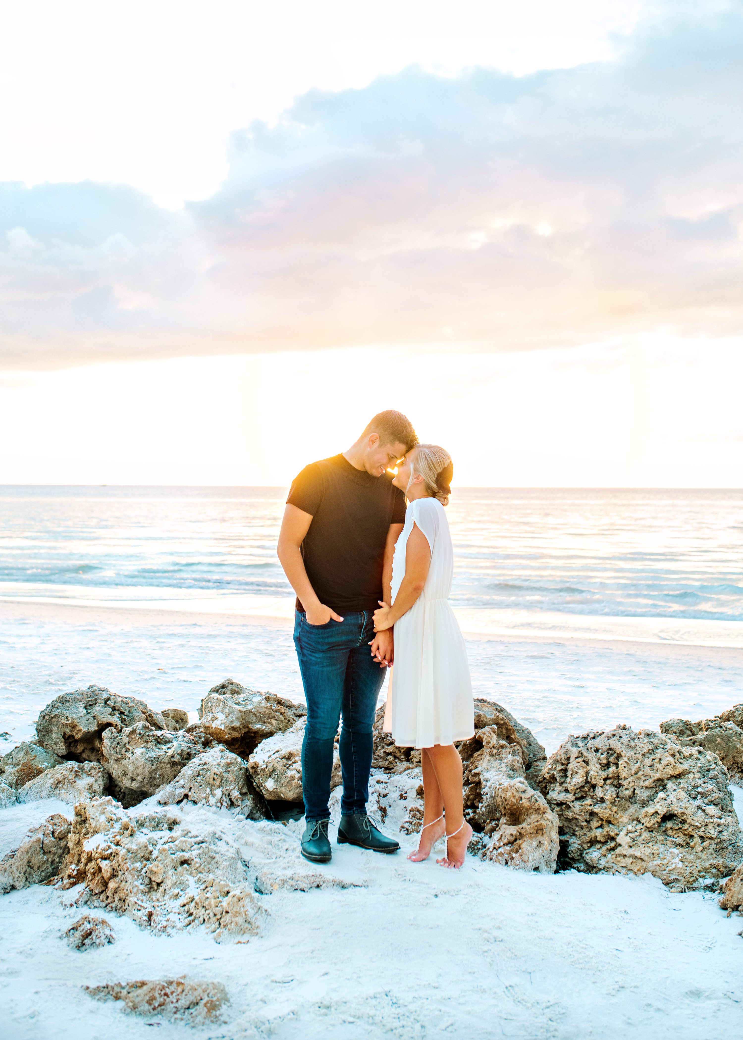 florida engagement session,beach engagement
