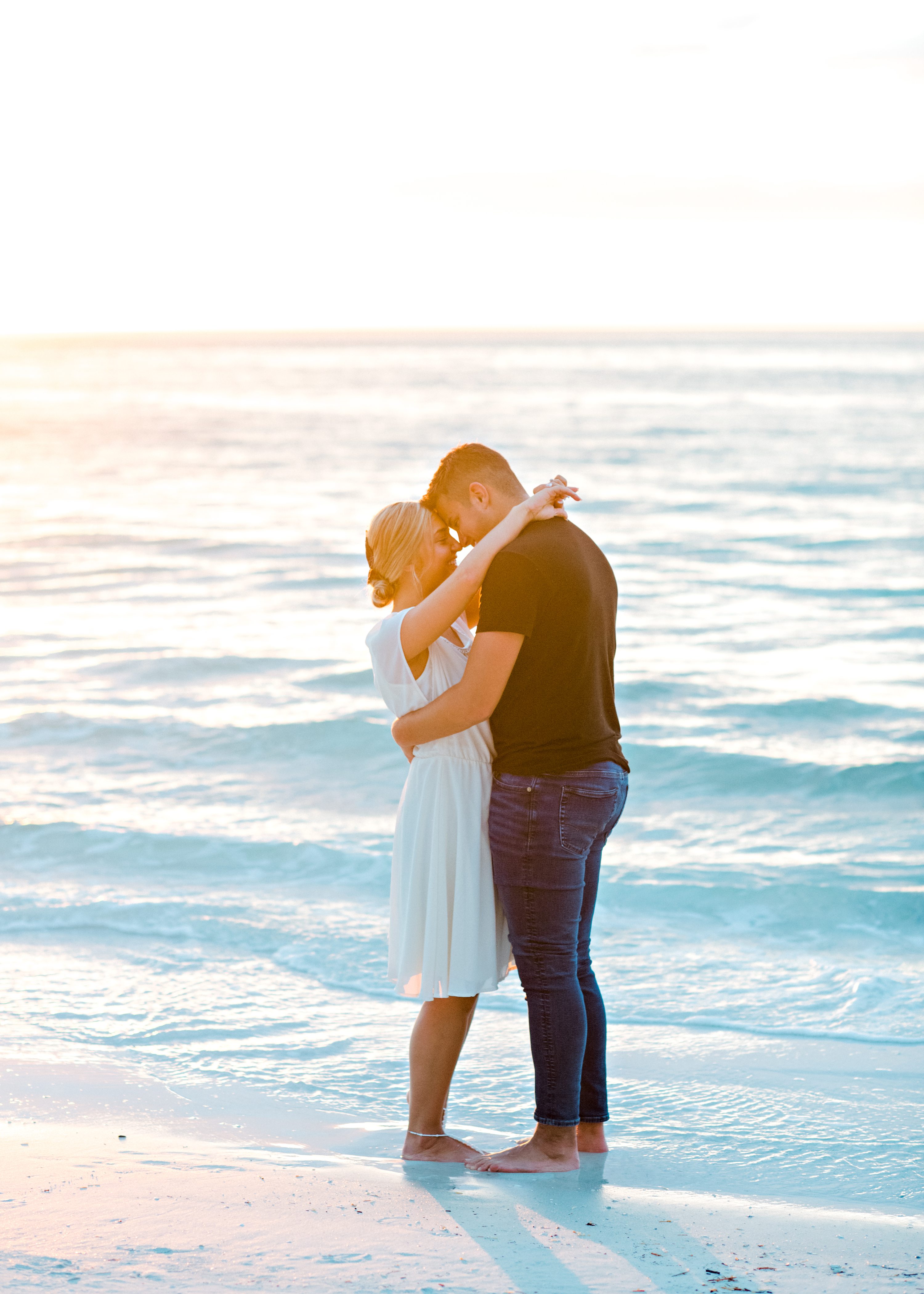 marina engagement session,florida engagement session