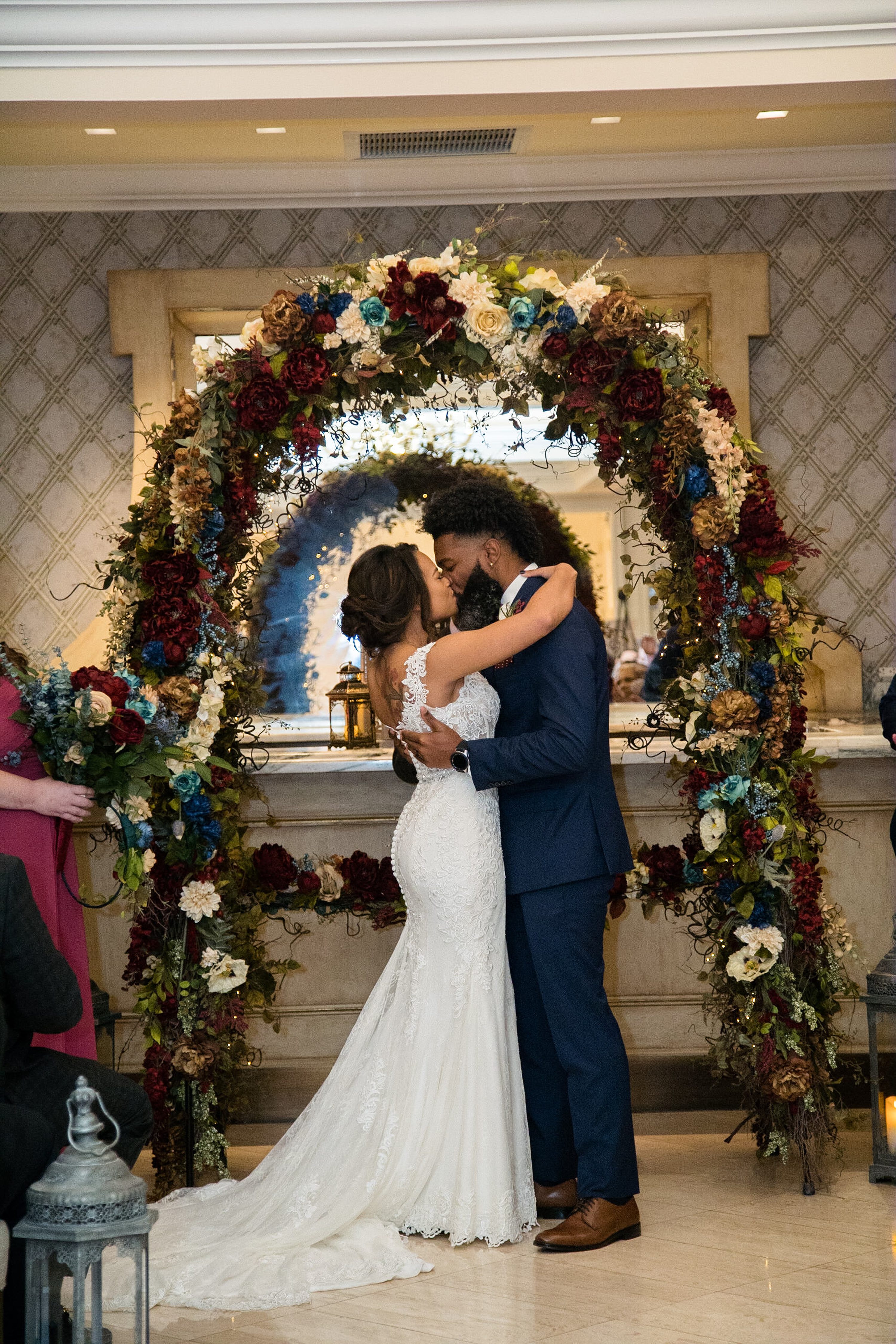  Darian and Holland's wedding at the Rosewood Mansion in Dallas, december wedding