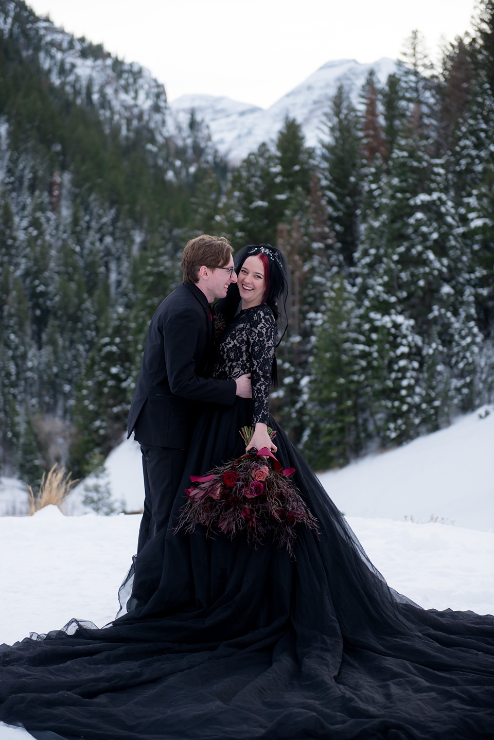 Ut Wedding Photographer | Tibble Fork Winter Wedding Photos