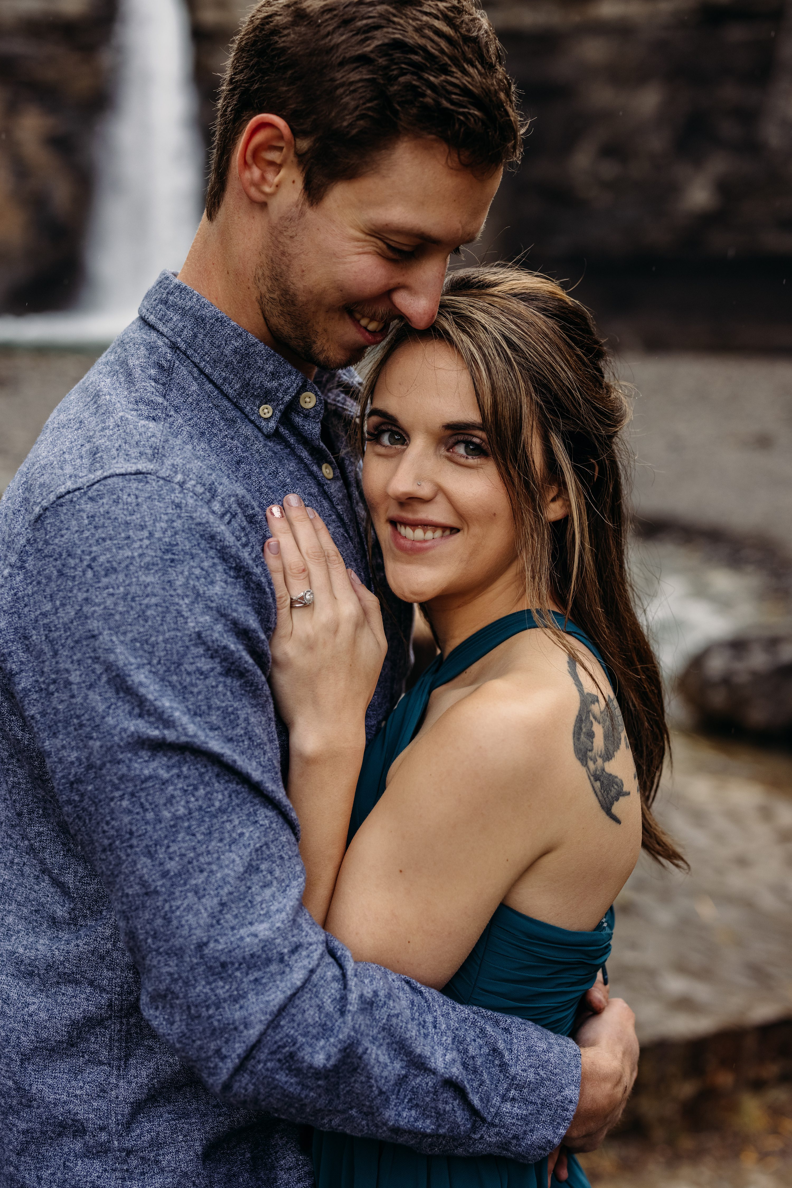  yyc wedding photographer, waterfall photography