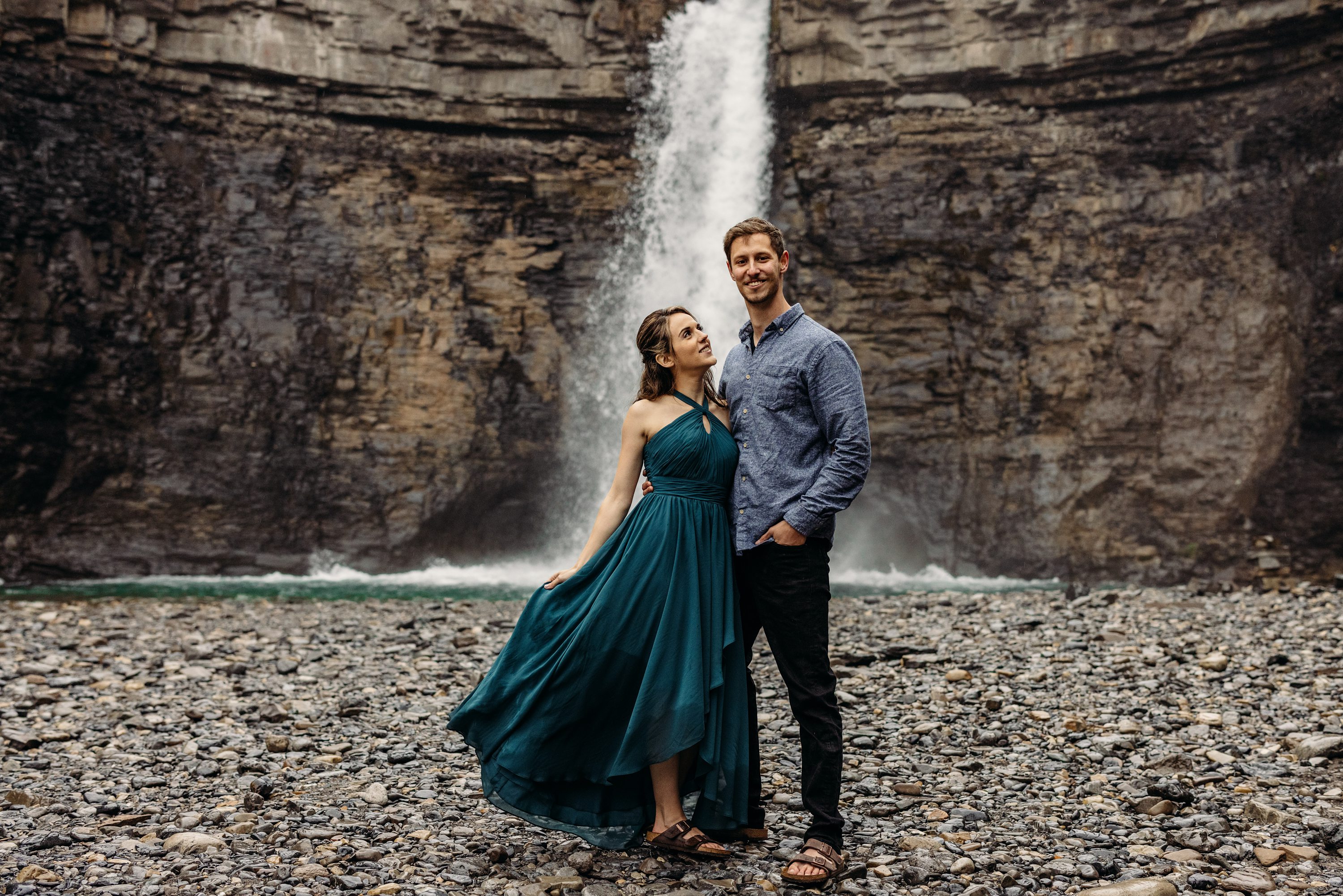  couple waterfall photos, couple photography