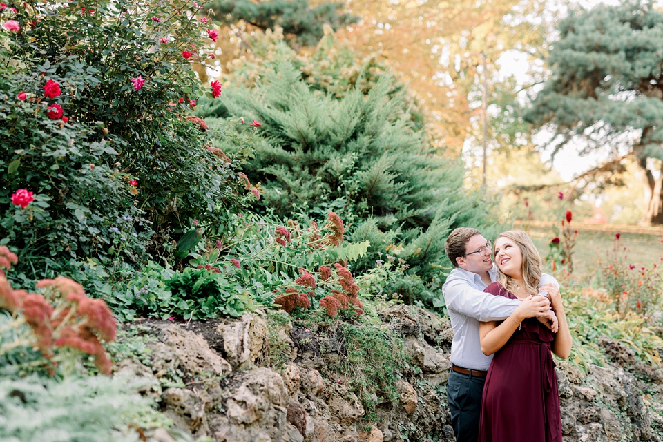 Fall Engagement Session with College Sweethearts at SLU