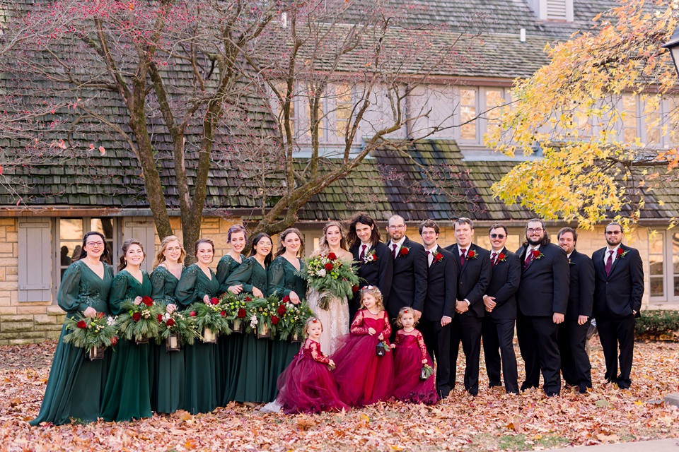 Pere Marquette Lodge Christmas Wedding: Brianna and Nathan