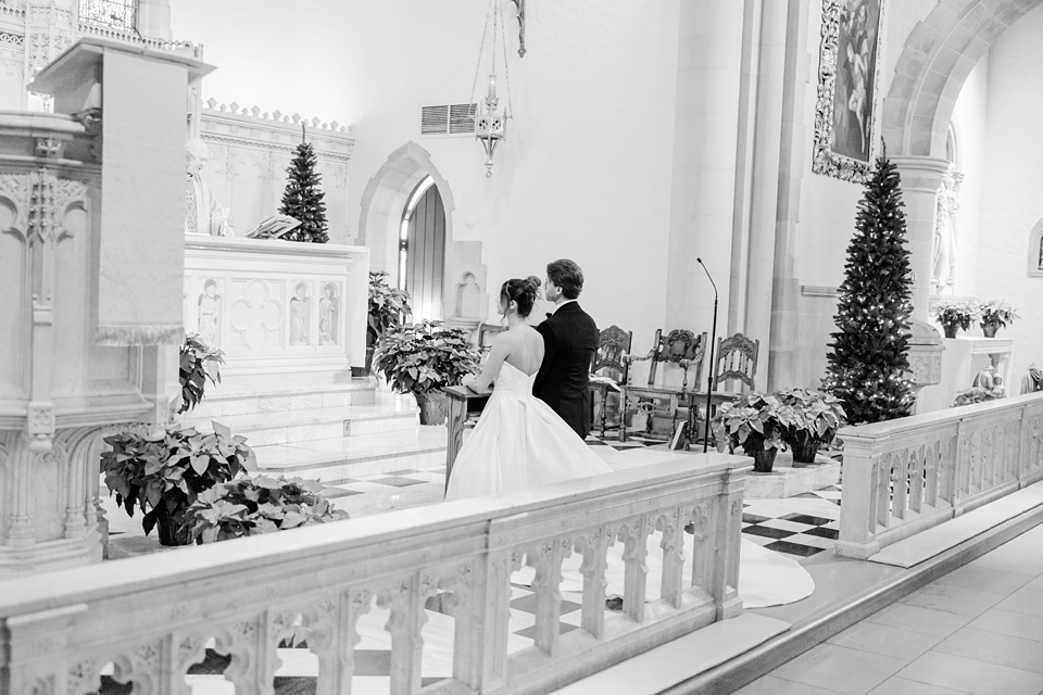 Our Lady of Lourdes Catholic Church Wedding Ceremony: Elise and Brady