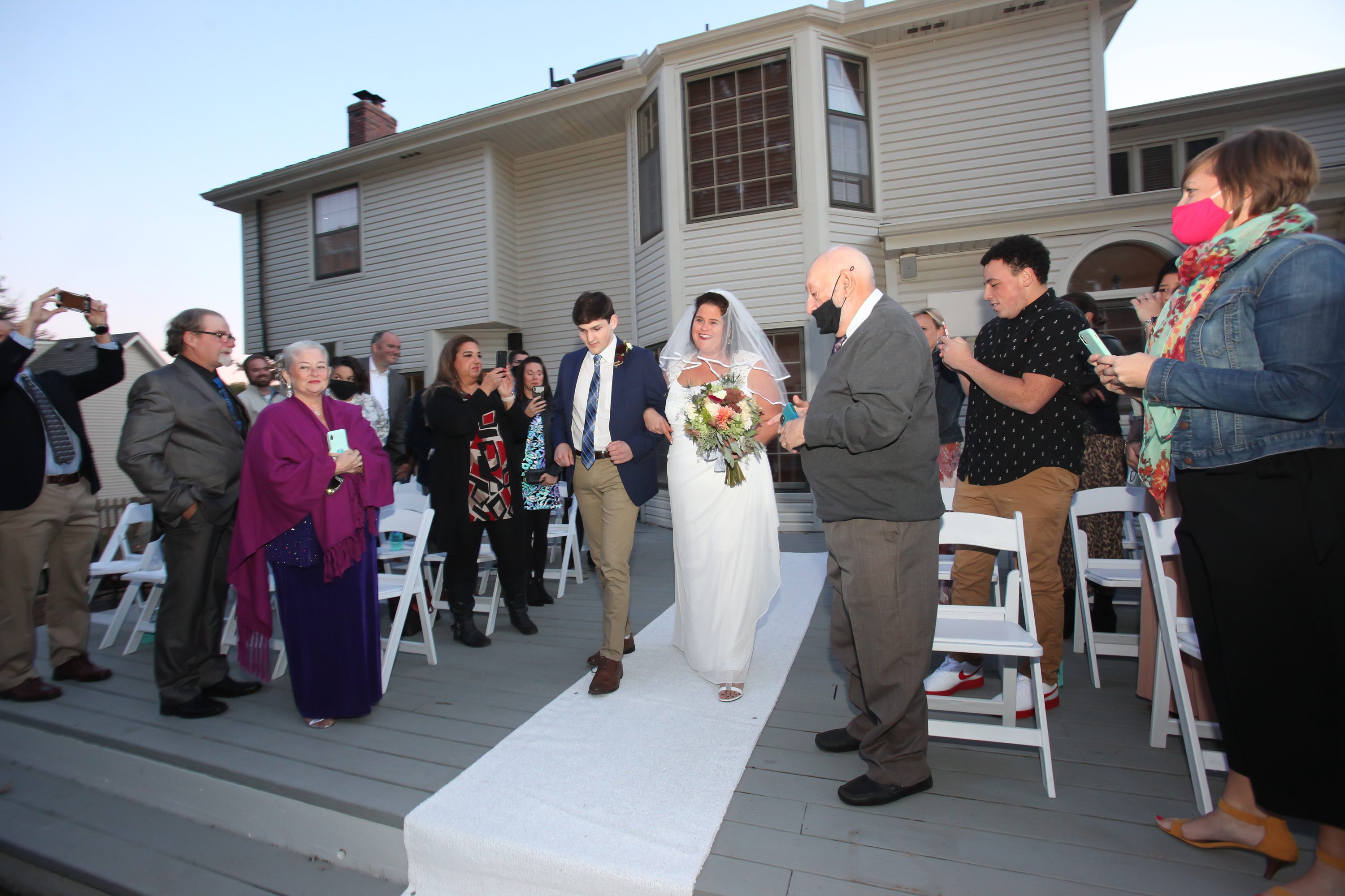 Intimate wedding