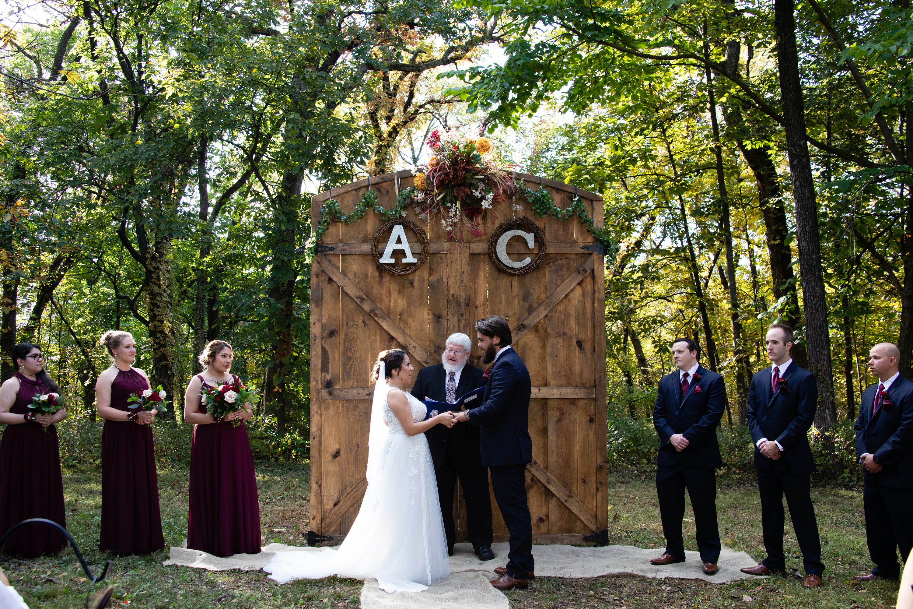 Adrianna + Collin: Rustic Outdoor Fall Wedding at The Yellow Barn in Kansas  City  Merry Ohler Photography | Kansas City Documentary Photographer