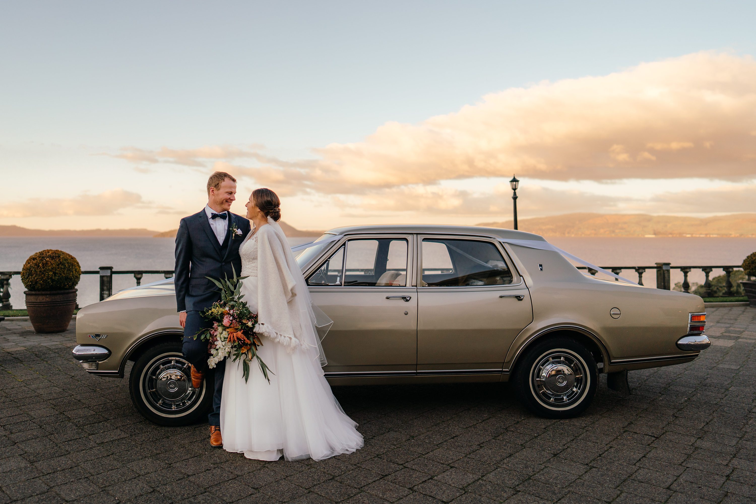Lake Rotorua Wedding,Winter Wedding