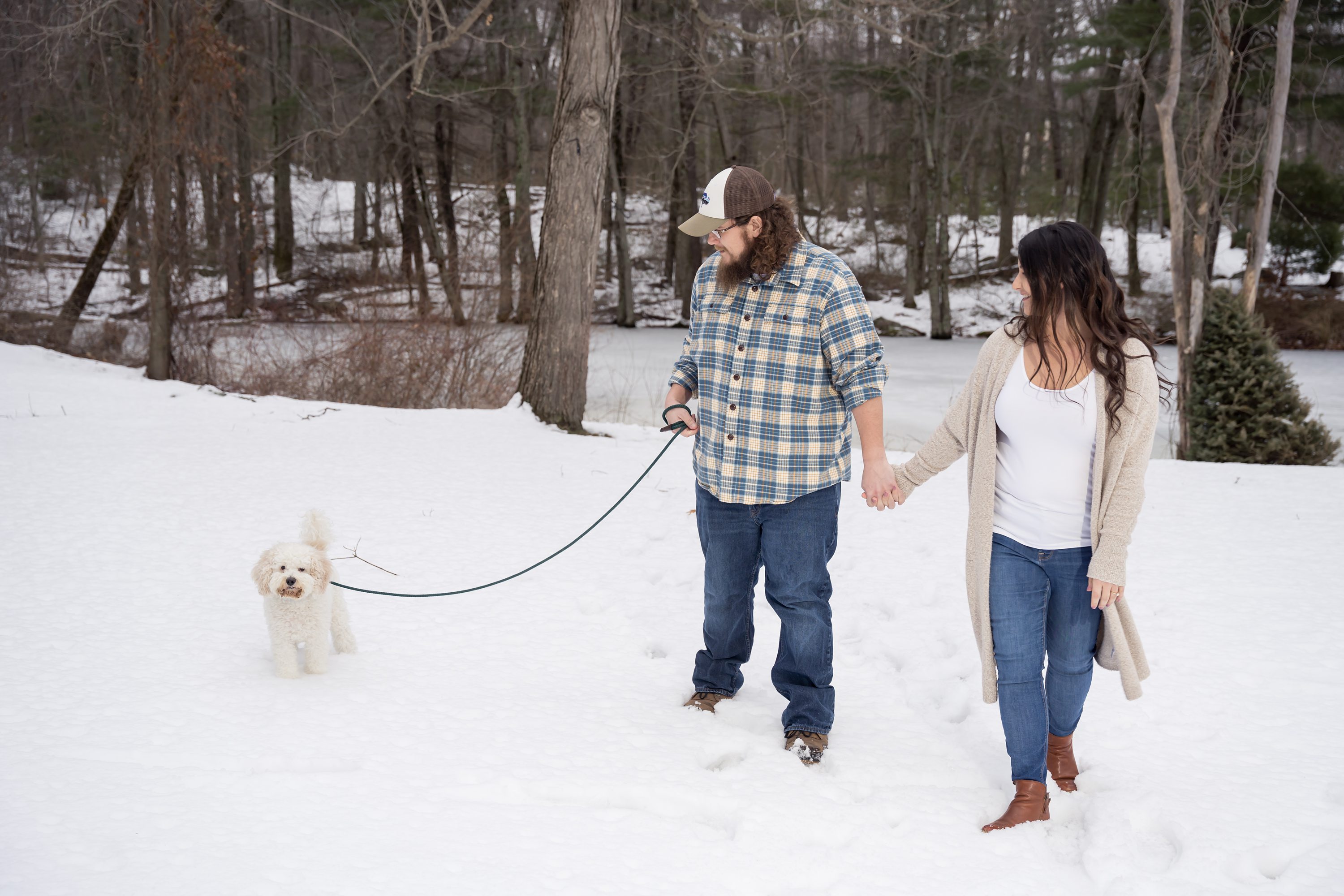 Sharon Wedding Photographer,Providence Wedding Photographer,Engagement Session with dog,Incorporating Dogs at Engagement Session,Massachusetts Engagement Photographer
