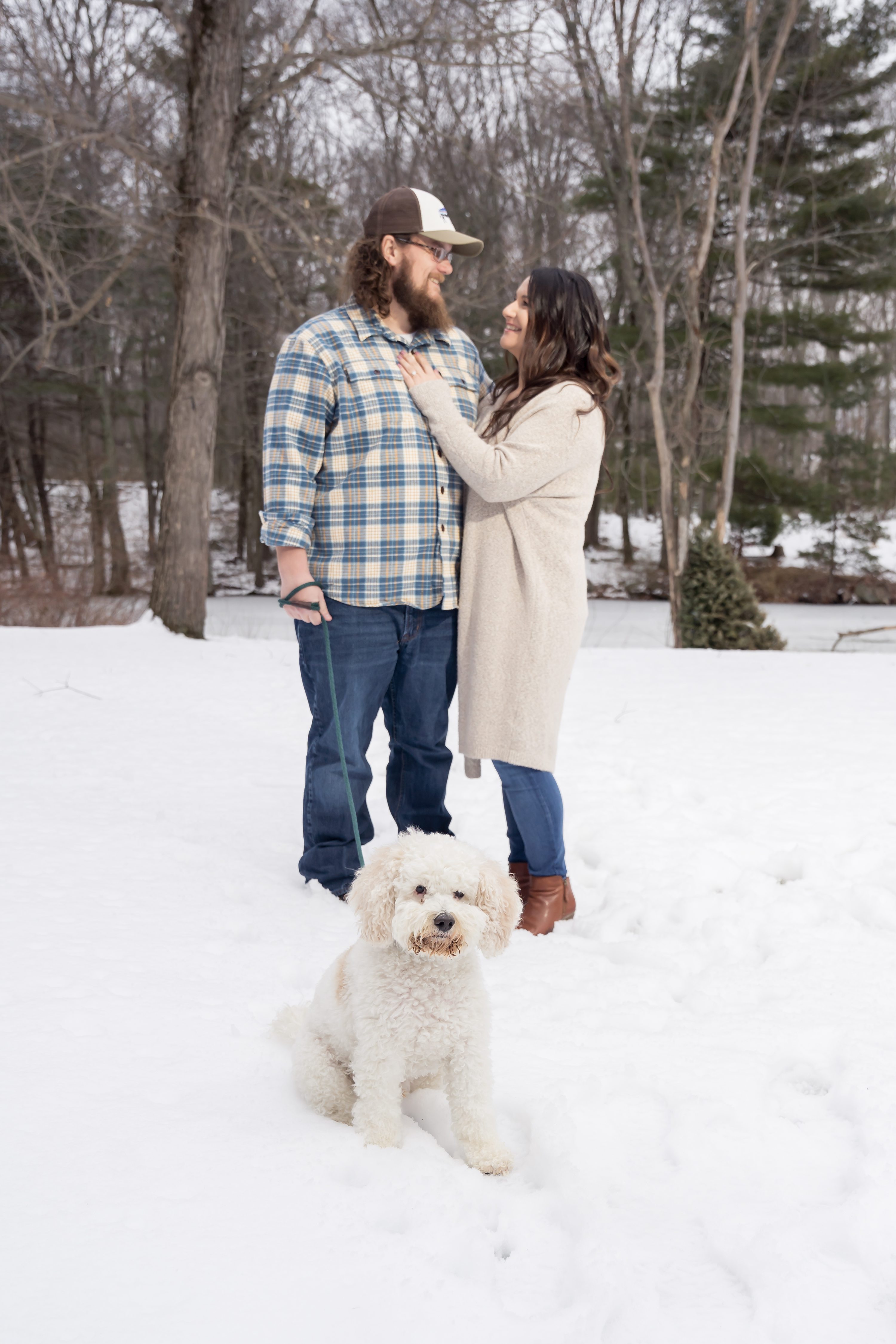 Southcoast Wedding Photographer,Cape Cod Wedding Photographer,Engagement Session with dog,Incorporating Dogs at Engagement Session,Massachusetts Engagement Photographer
