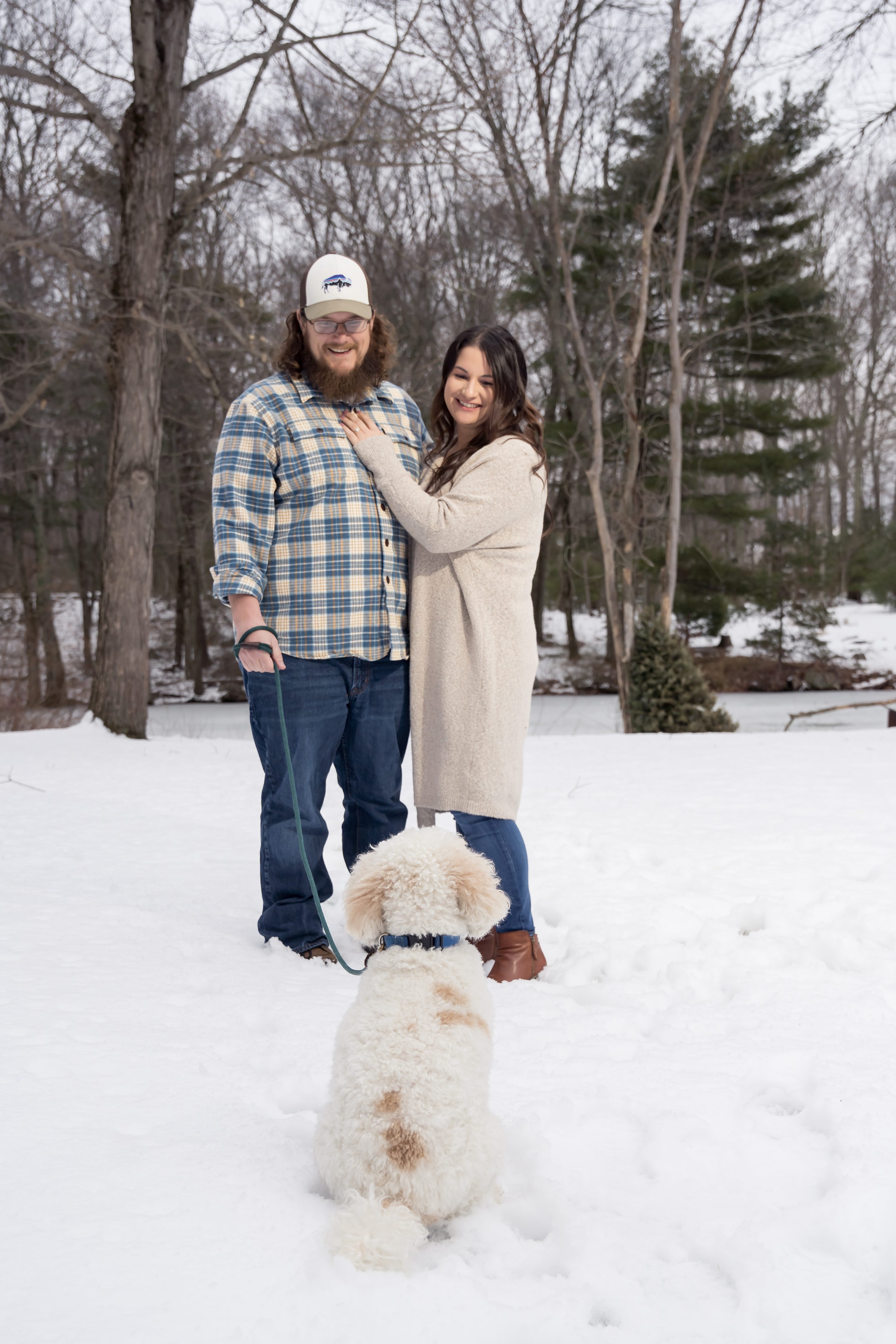 Massachusetts Wedding Photographer,Engagement Session with dog,Incorporating Dogs at Engagement Session,Massachusetts Engagement Photographer