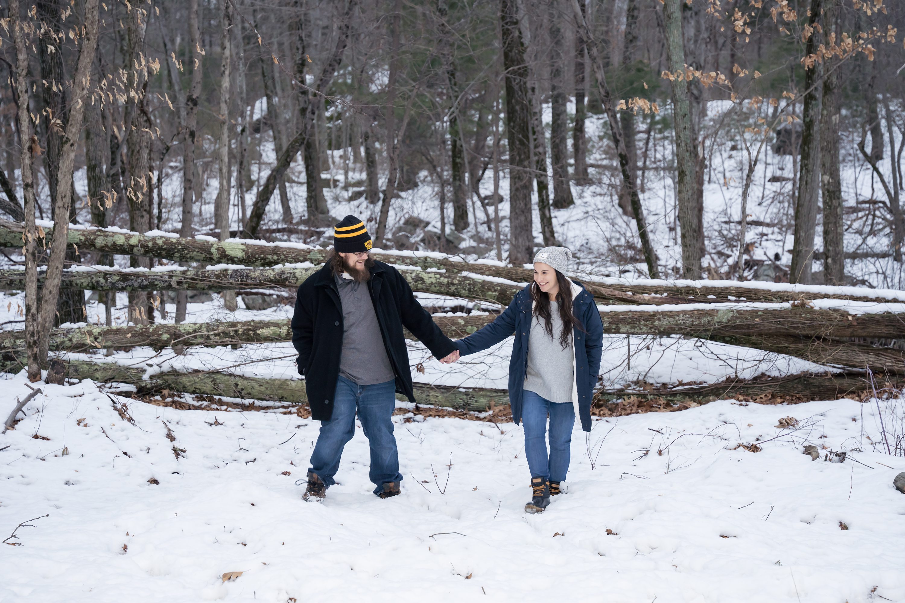 Massachusetts Wedding Photographer,Southcoast Wedding Photographer,Fun in the Snow at Engagement Session