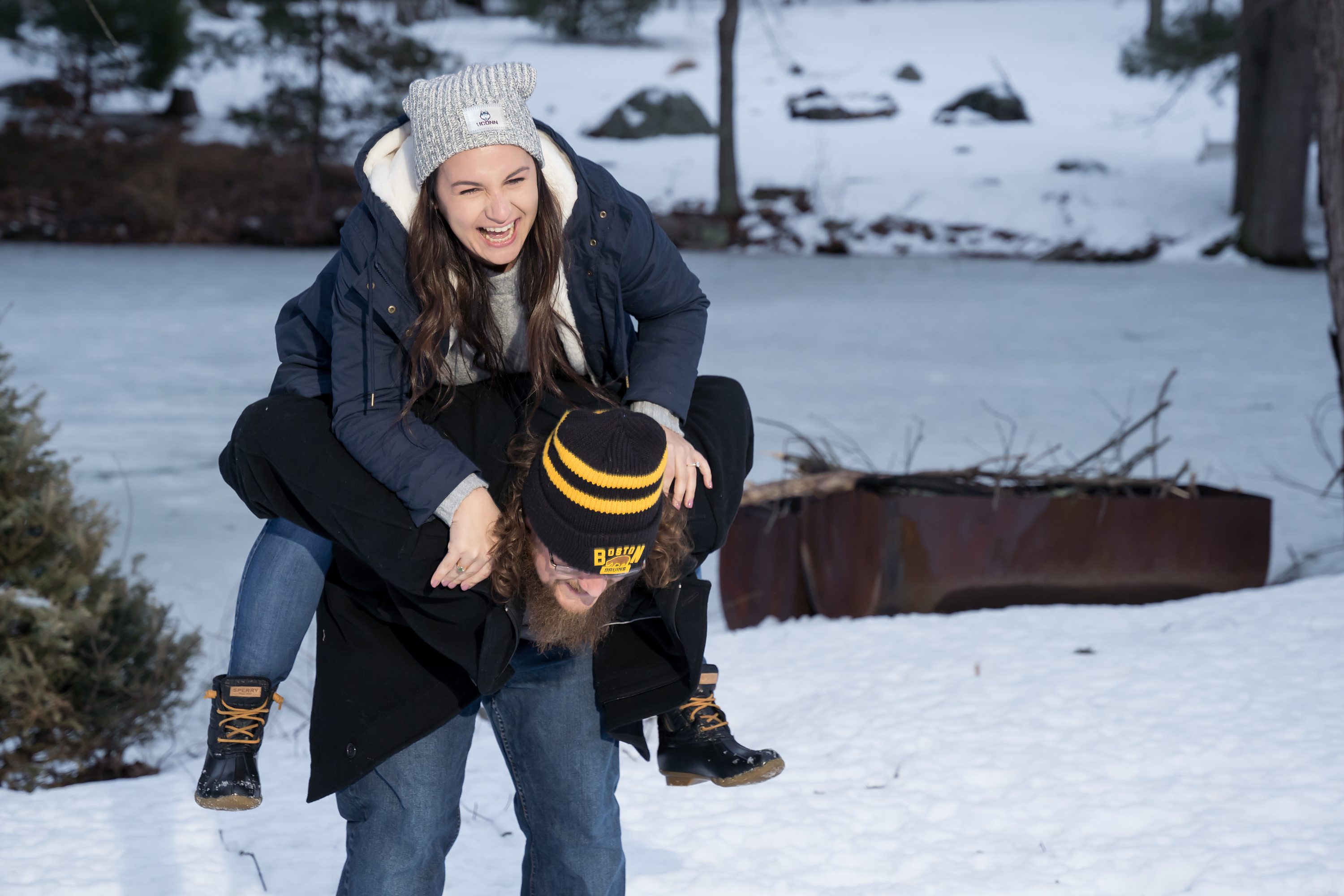 Cape Cod Wedding Photographer,Providence Wedding Photographer,Fun in the Snow at Engagement Session,Cute Engagement Images,How to have fun at engagement session