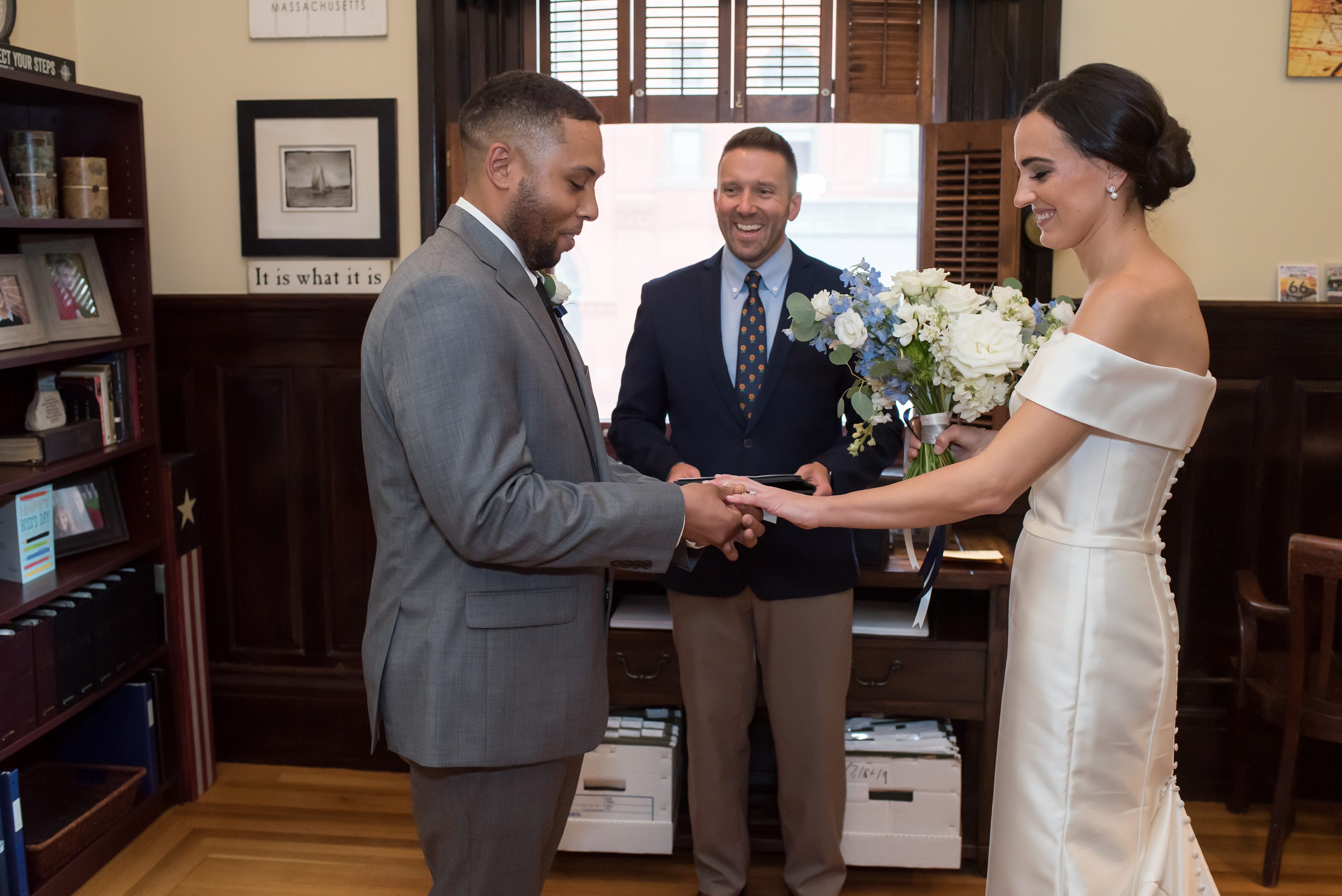 Southcoast Wedding Photographer,Massachusetts Wedding Photographer,New Bedford City Hall,City Hall Wedding,City Hall Elopement,New Bedford City Hall Elopement,New Bedford Wedding,Intimate backyard wedding,Intimate backyard elopement,Providence Public Library Wedding,Russell Morin Catering