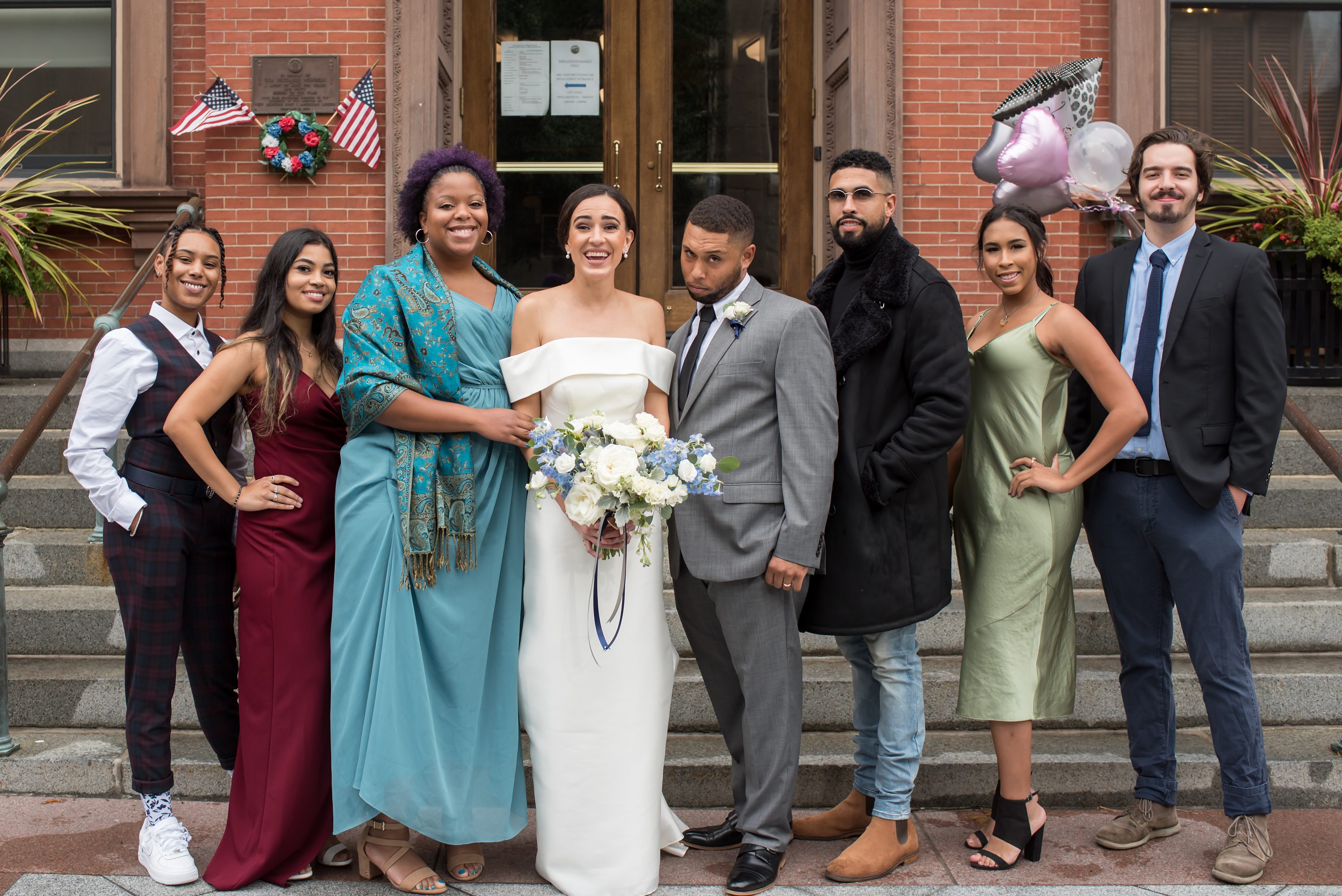 Providence Wedding Photographer,New Bedford City Hall,City Hall Wedding,City Hall Elopement,New Bedford City Hall Elopement,New Bedford Wedding,Intimate backyard wedding,Intimate backyard elopement,Providence Public Library Wedding,Russell Morin Catering