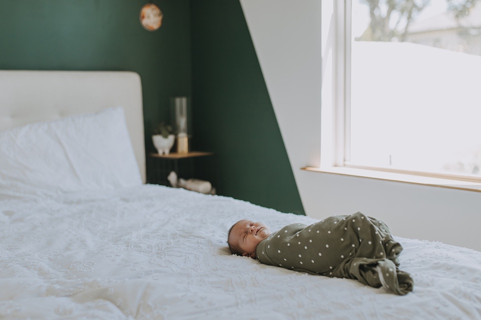 Newborn Session at home Baby