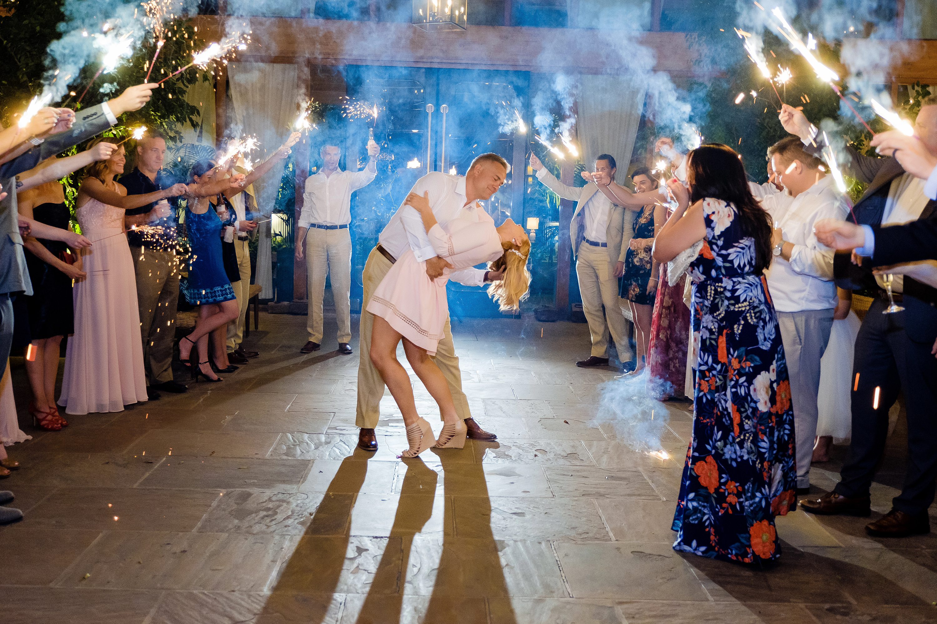X-H1,arizona wedding photographer,sparkler exit at The Scott resort & spa
