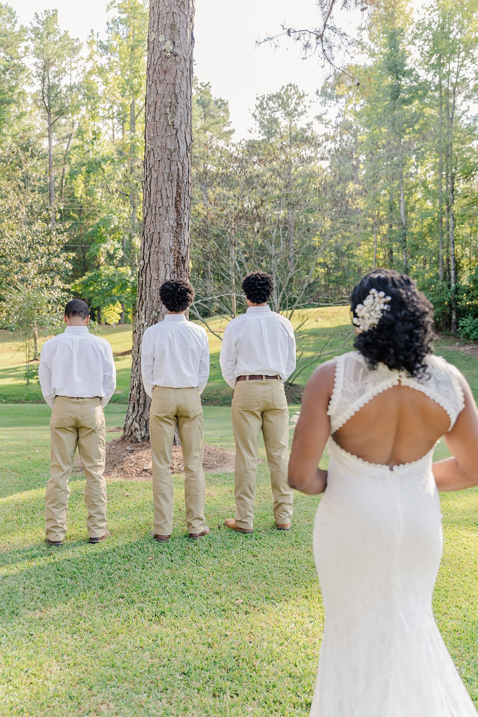 MS Outdoor Home Wedding collinsville ms wedding