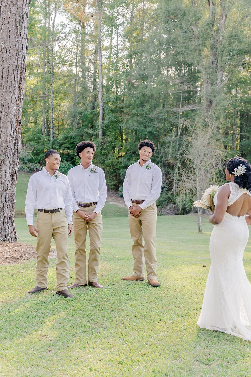MS Outdoor Home Wedding collinsville ms wedding