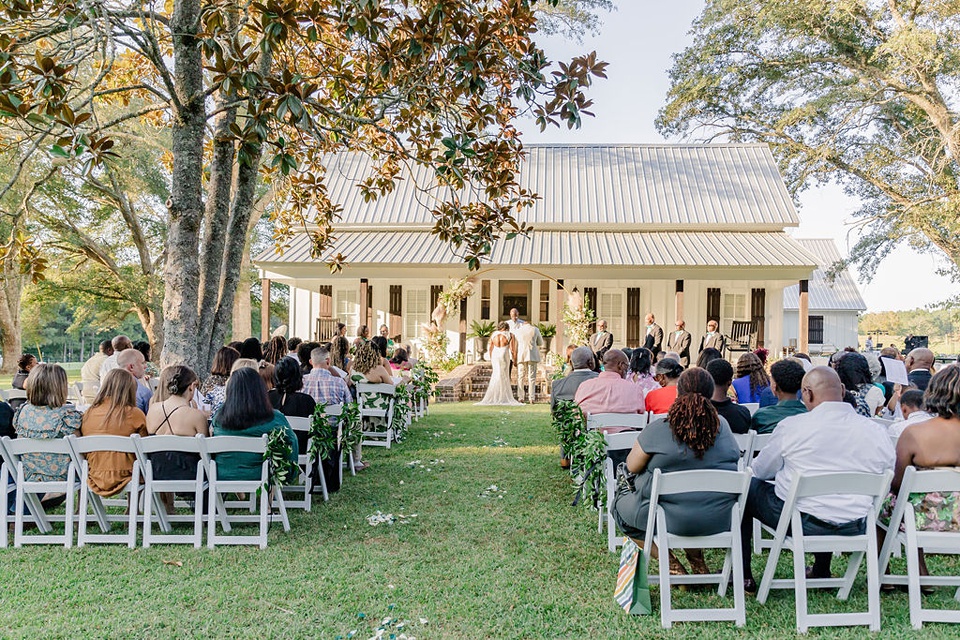 MS Outdoor Home Wedding collinsville ms wedding