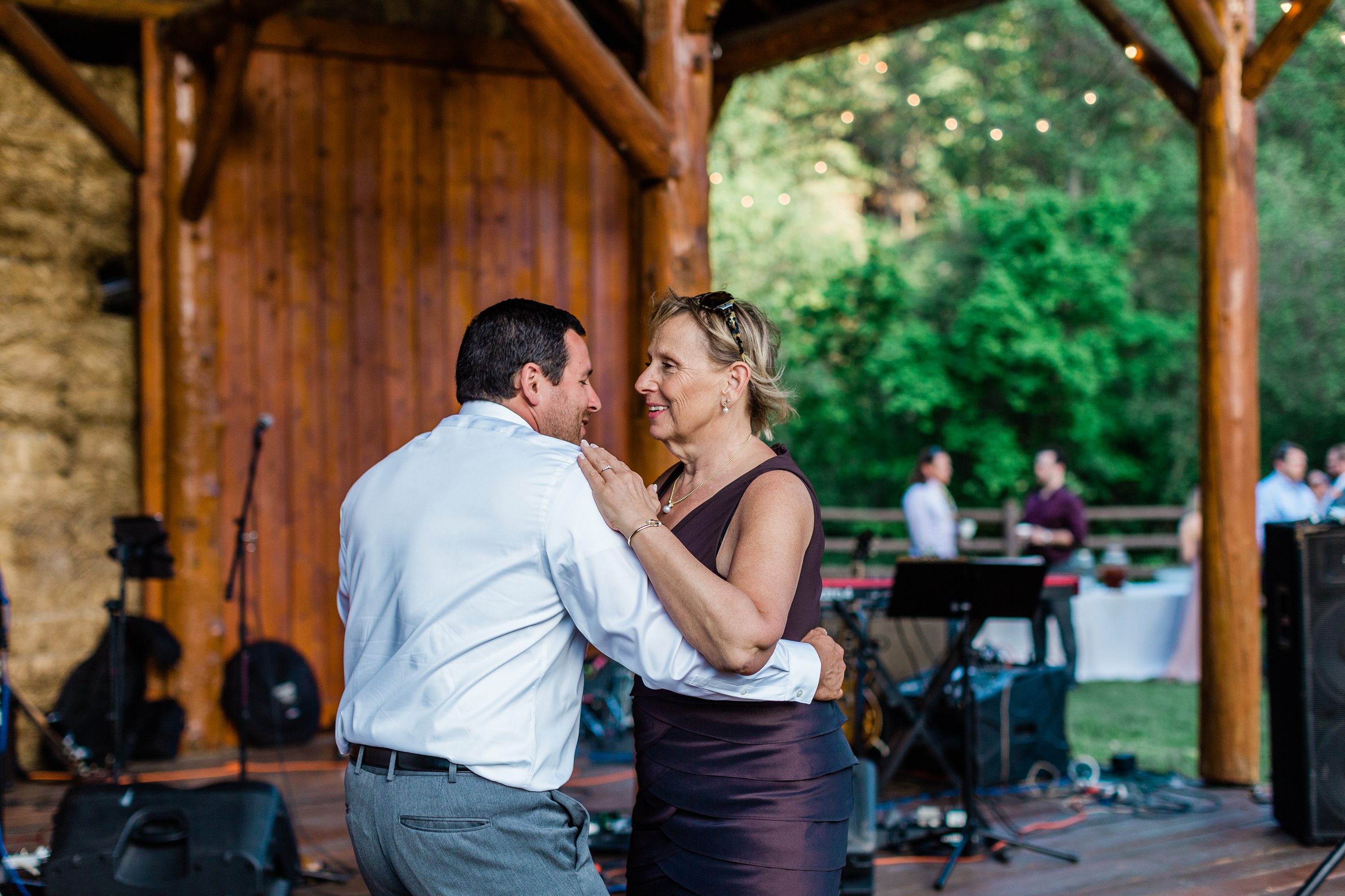 wedding venues,mountain wedding,mother son dancing,mother and son moments