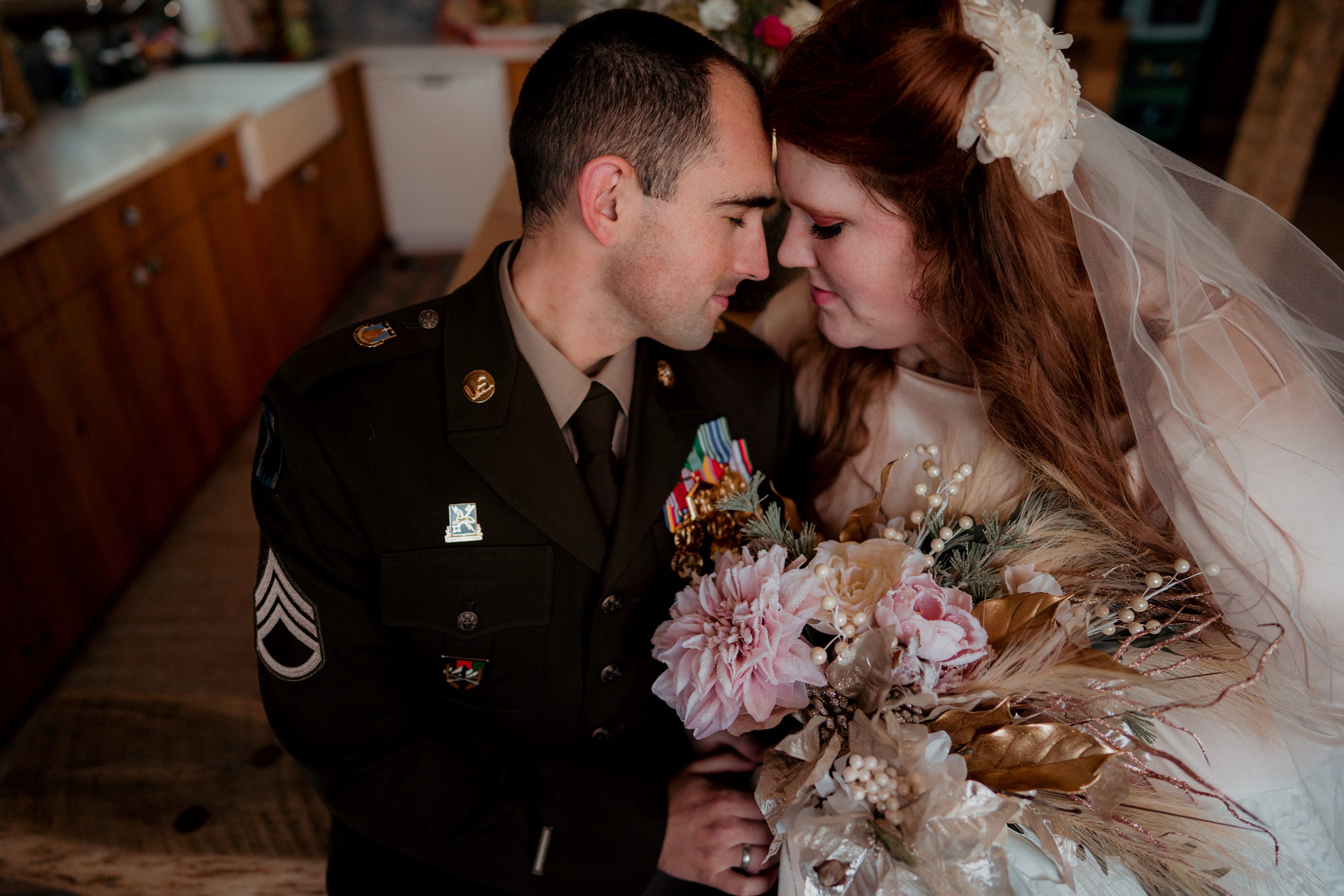 Bloomsburg Wedding Photographer,Bride and Groom pictures in the snow