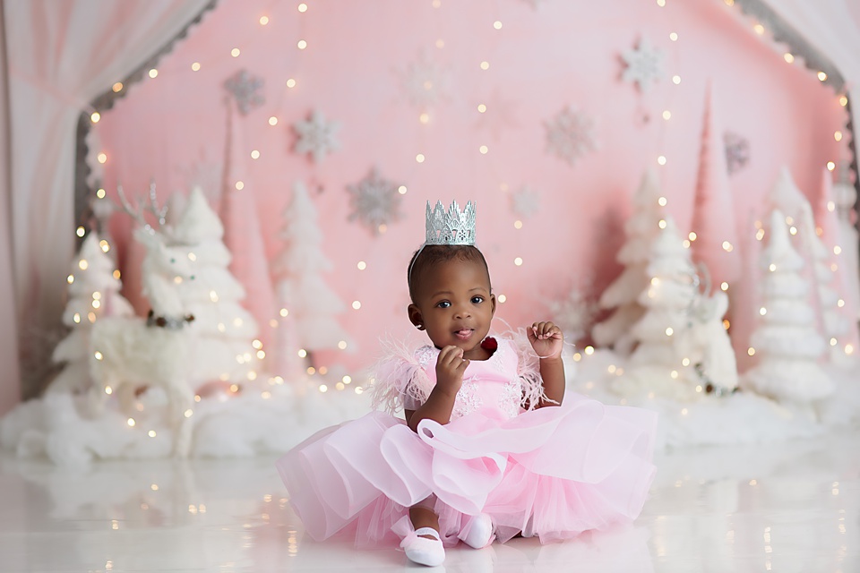 Winter Wonderland Cake Smash in Naperville alice in wonderland cake smash boy,smash the cake photos sboot
