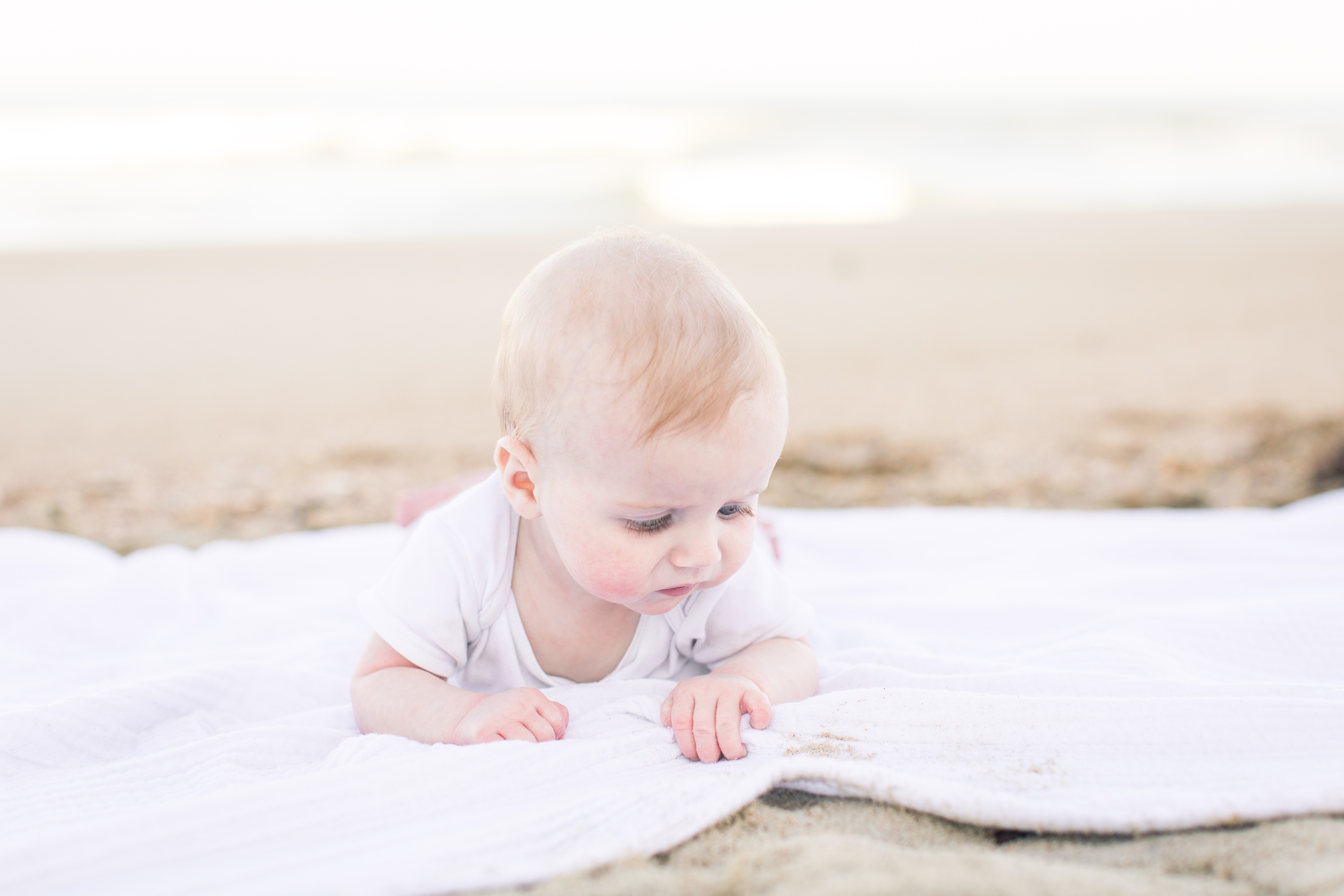 baby photos on the beach,Raleigh