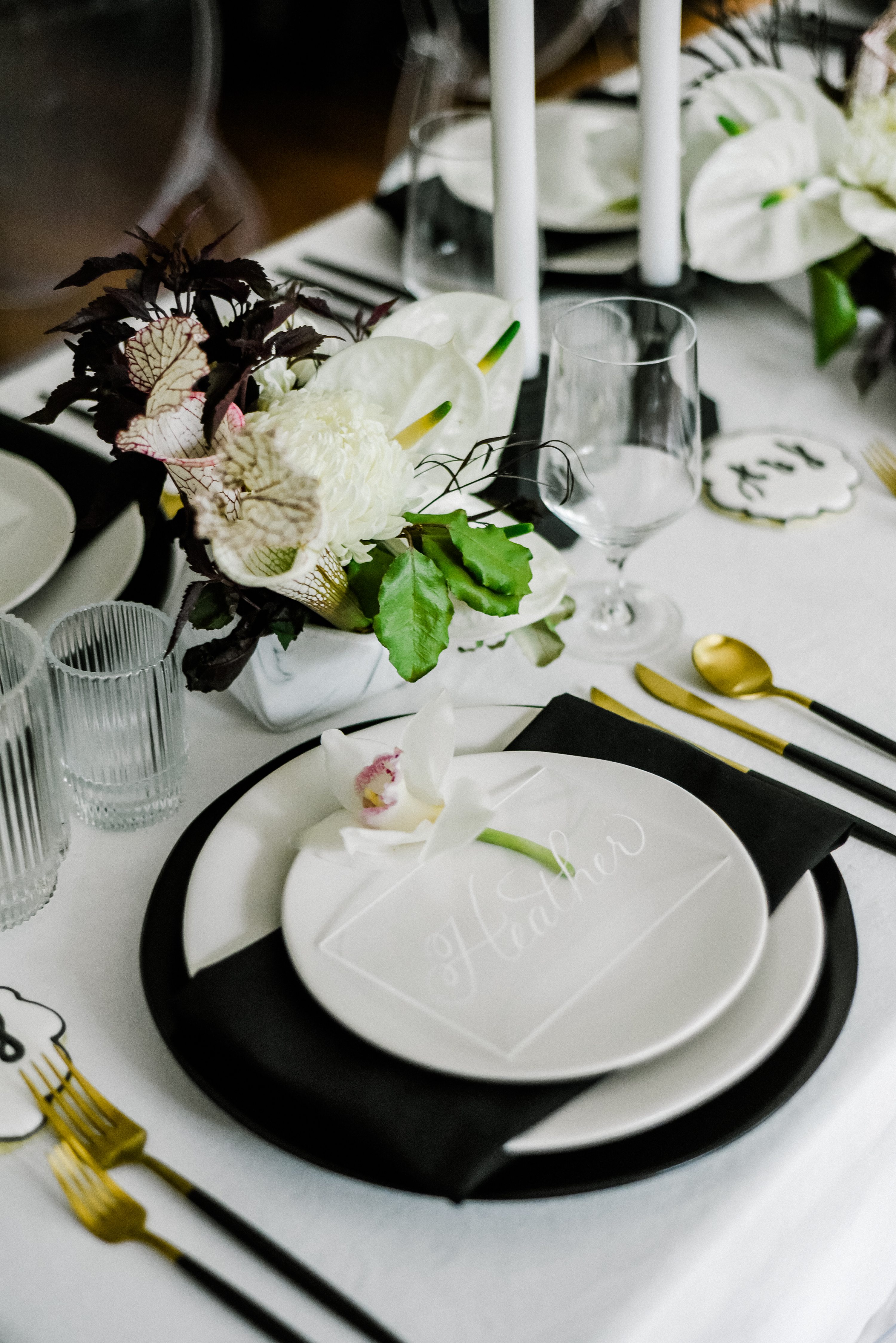 Black and White Wedding,Plantation