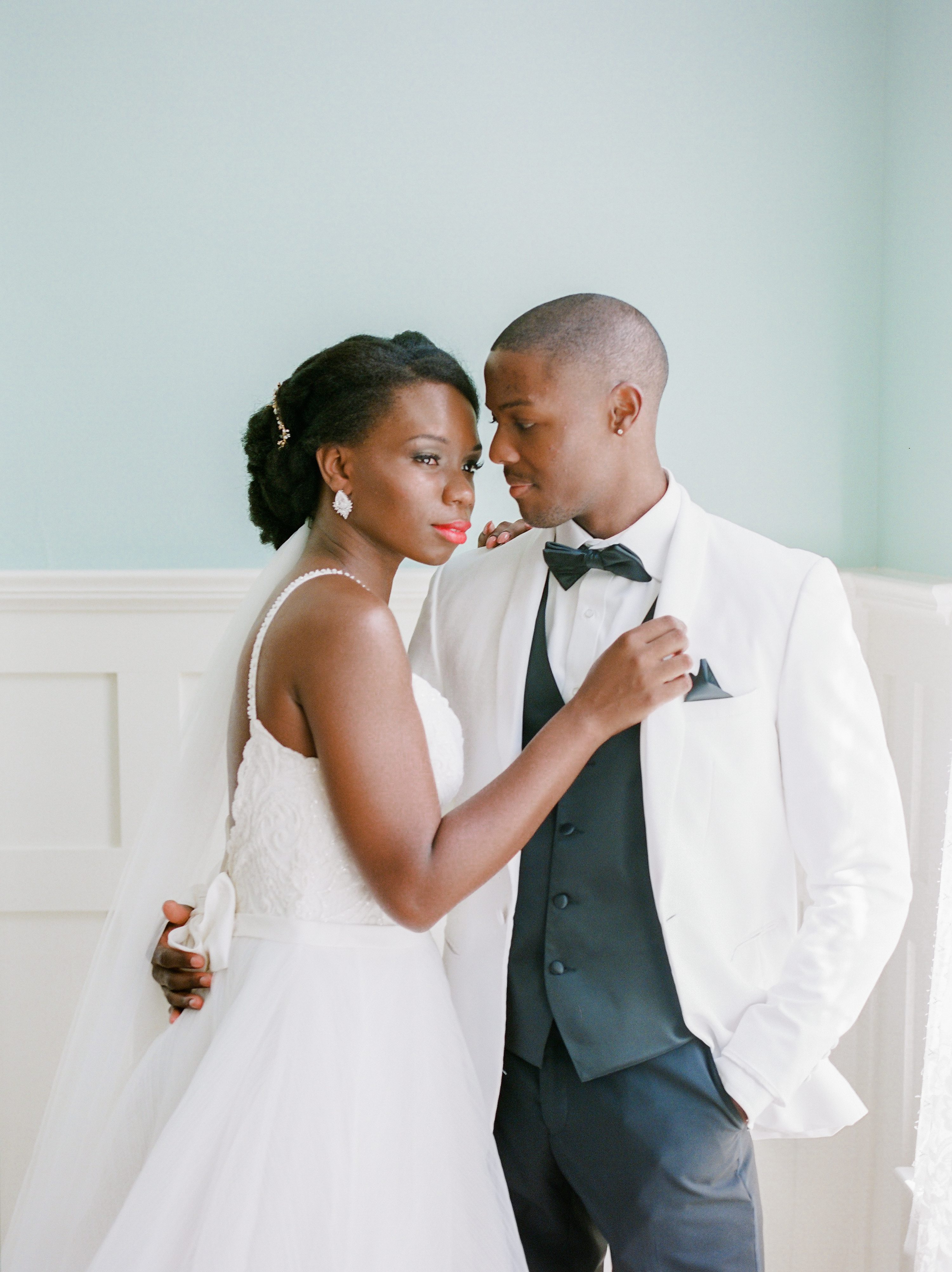 Black,Outdoor Wedding