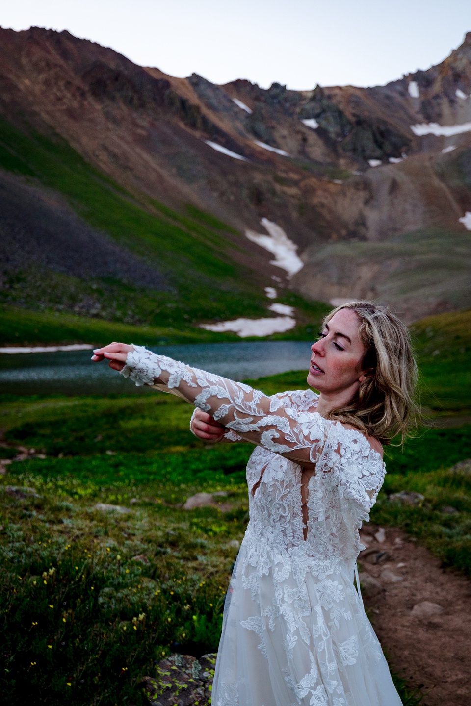 blue lakes colorado elopement,san juan mountains