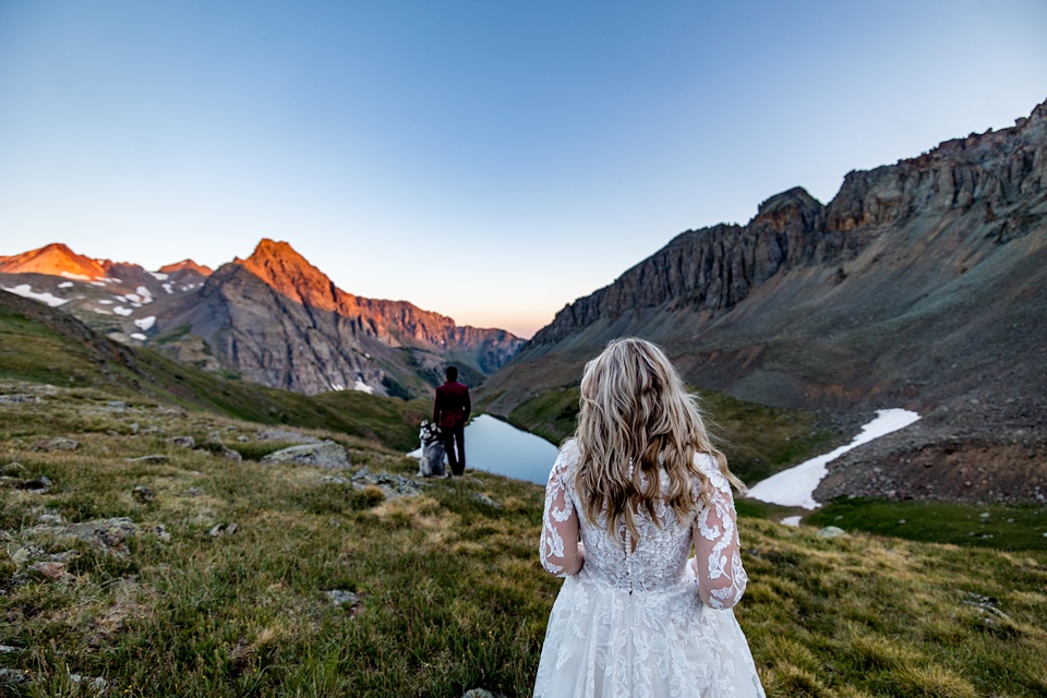 blue lakes colorado elopement photographer,san juan mountains