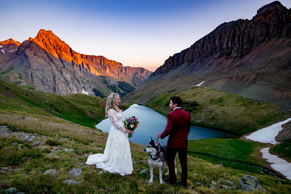 colorado elopement photographer,blue lakes colorado