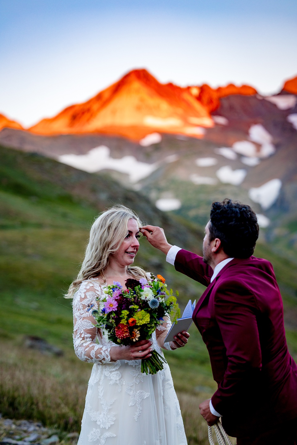 blue lakes colorado elopement
