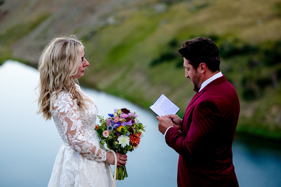 blue lakes colorado elopement photographer,colorado elopement