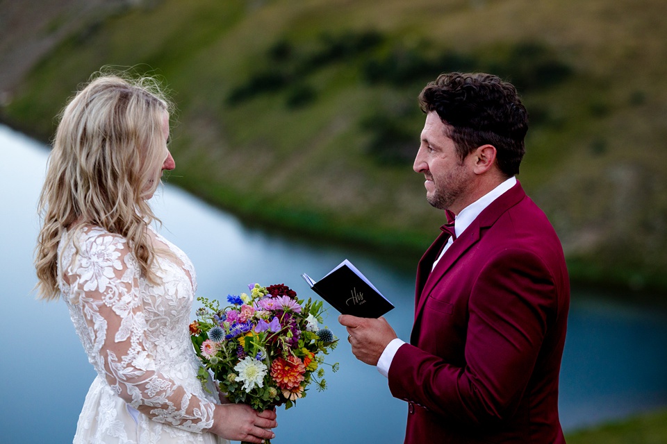 blue lakes ridgway,colorado elopement photographer