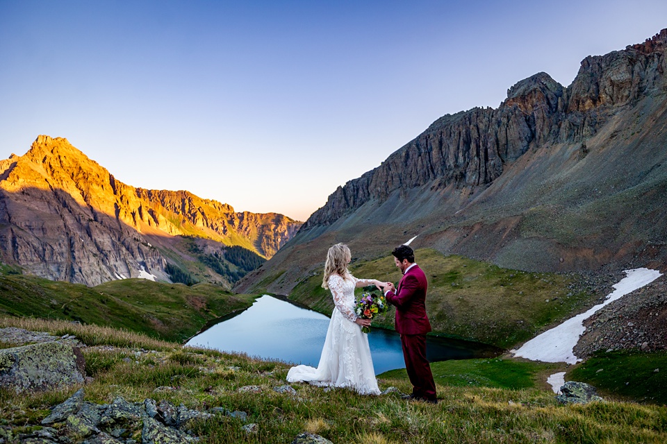 colorado elopement,blue lakes colorado