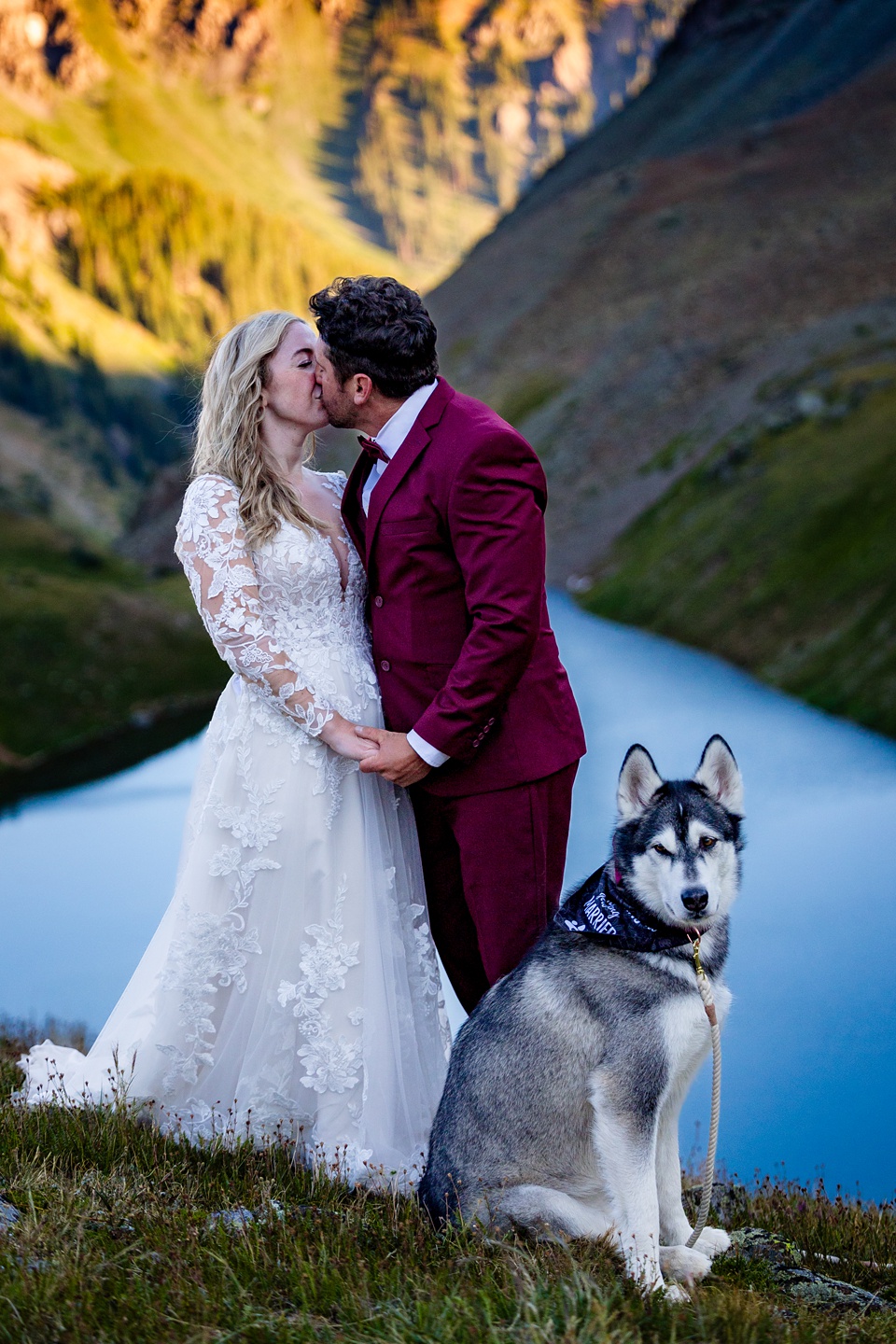blue lakes colorado elopement,blue lakes colorado