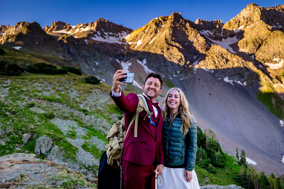 Telluride elopement,blue lakes colorado