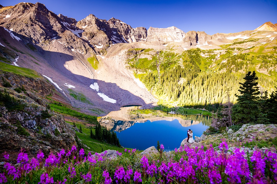 blue lakes colorado elopement photographer,colorado elopement photographer