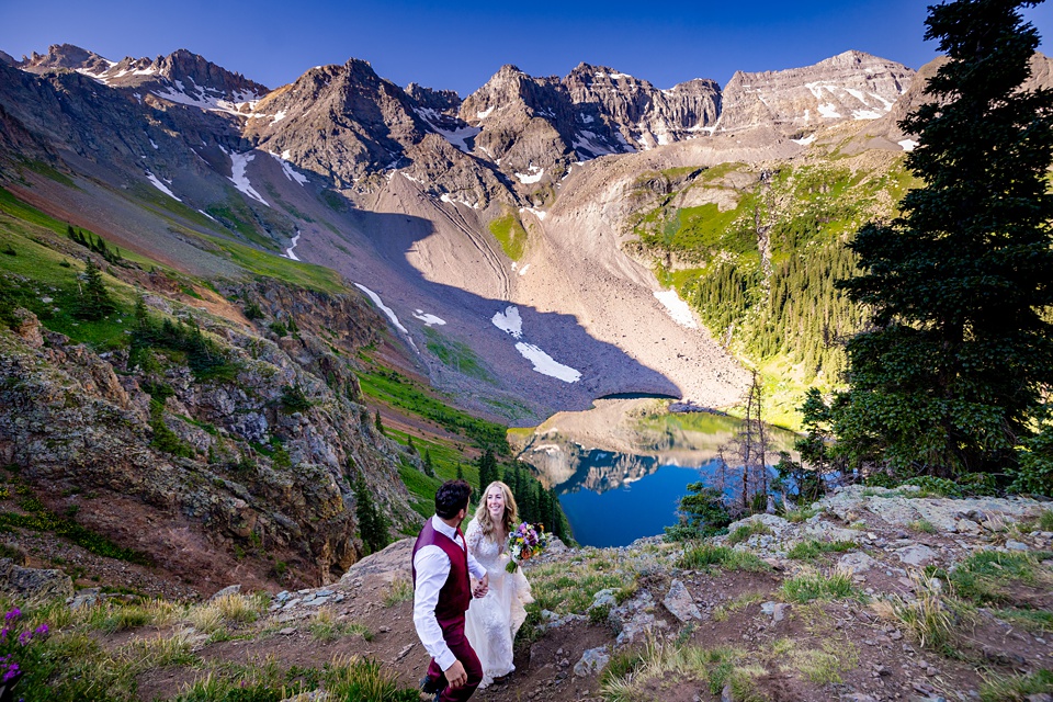 blue lakes colorado,Telluride elopement