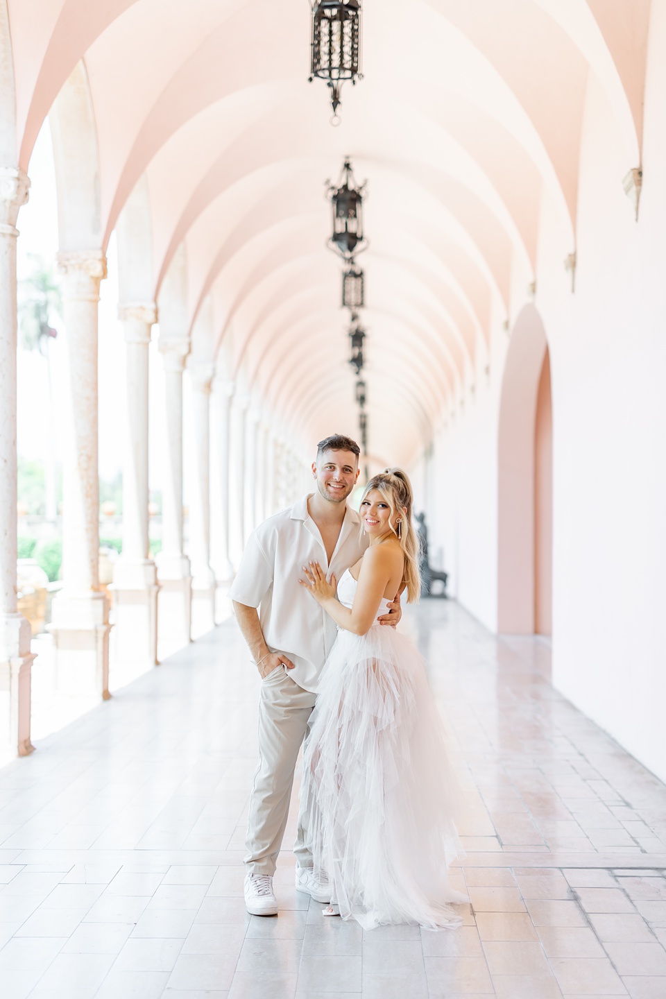 Engagement Session at The Ringling Museum in Sarasota, Florida