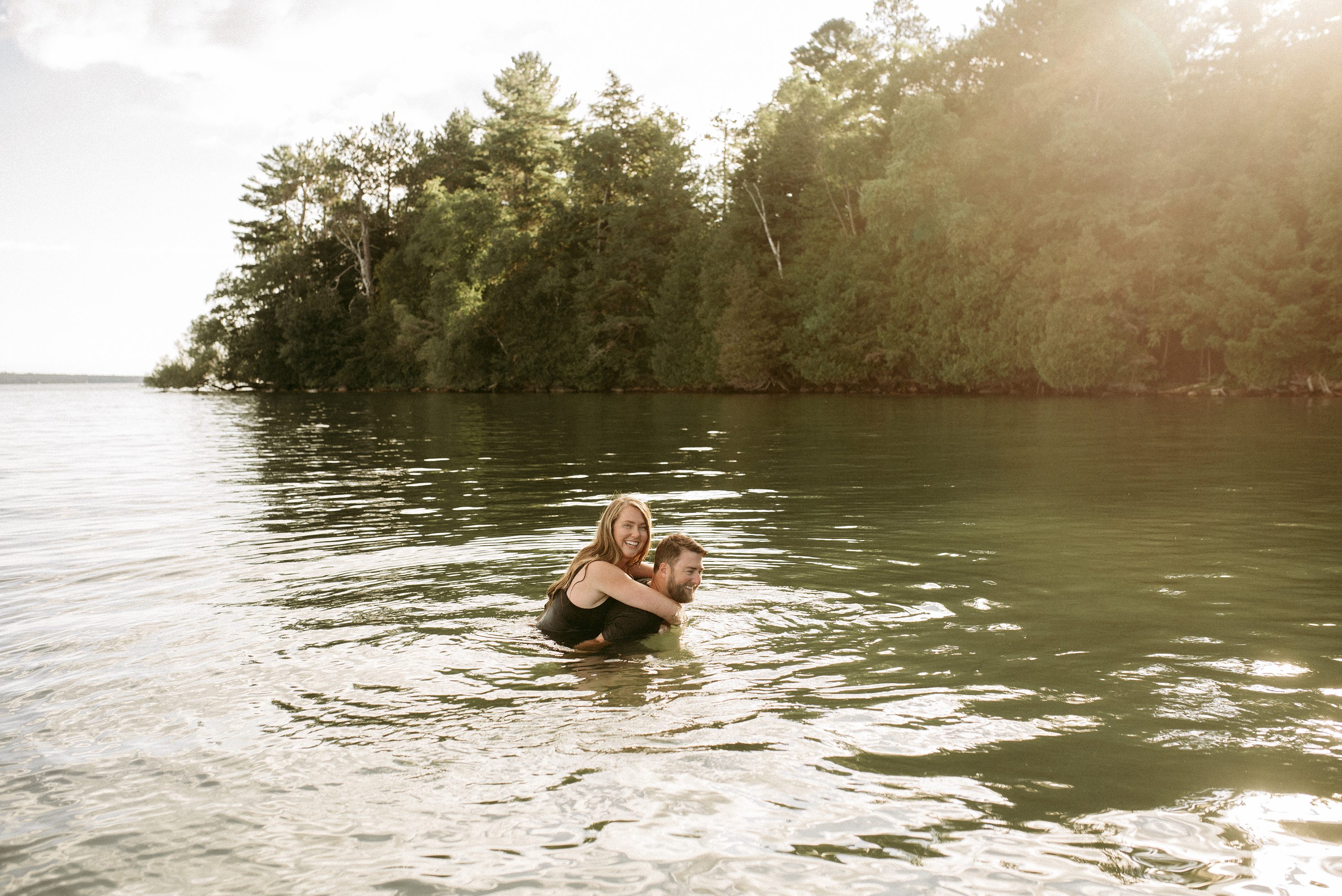 engagement session on a boat