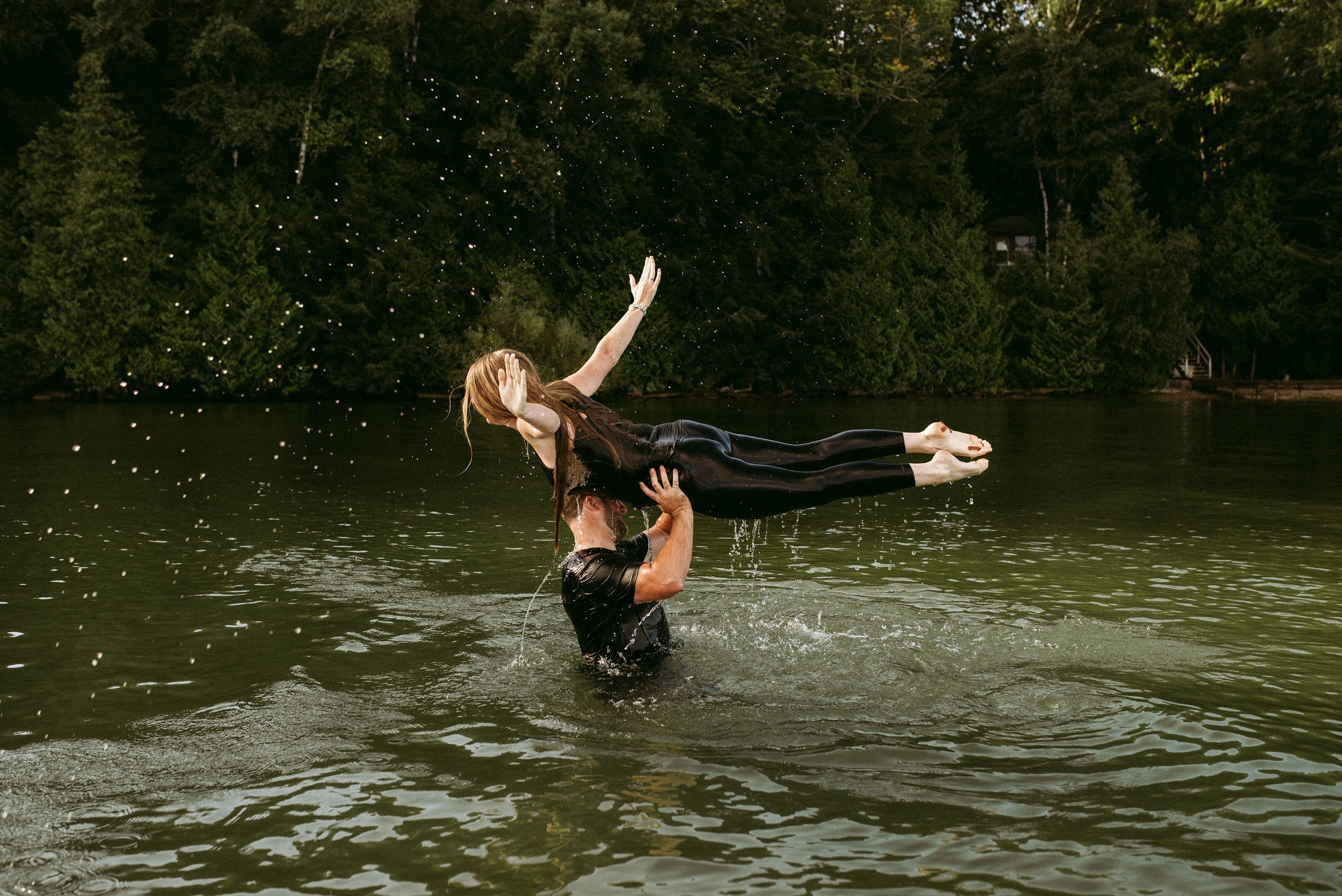 engagement session on a boat