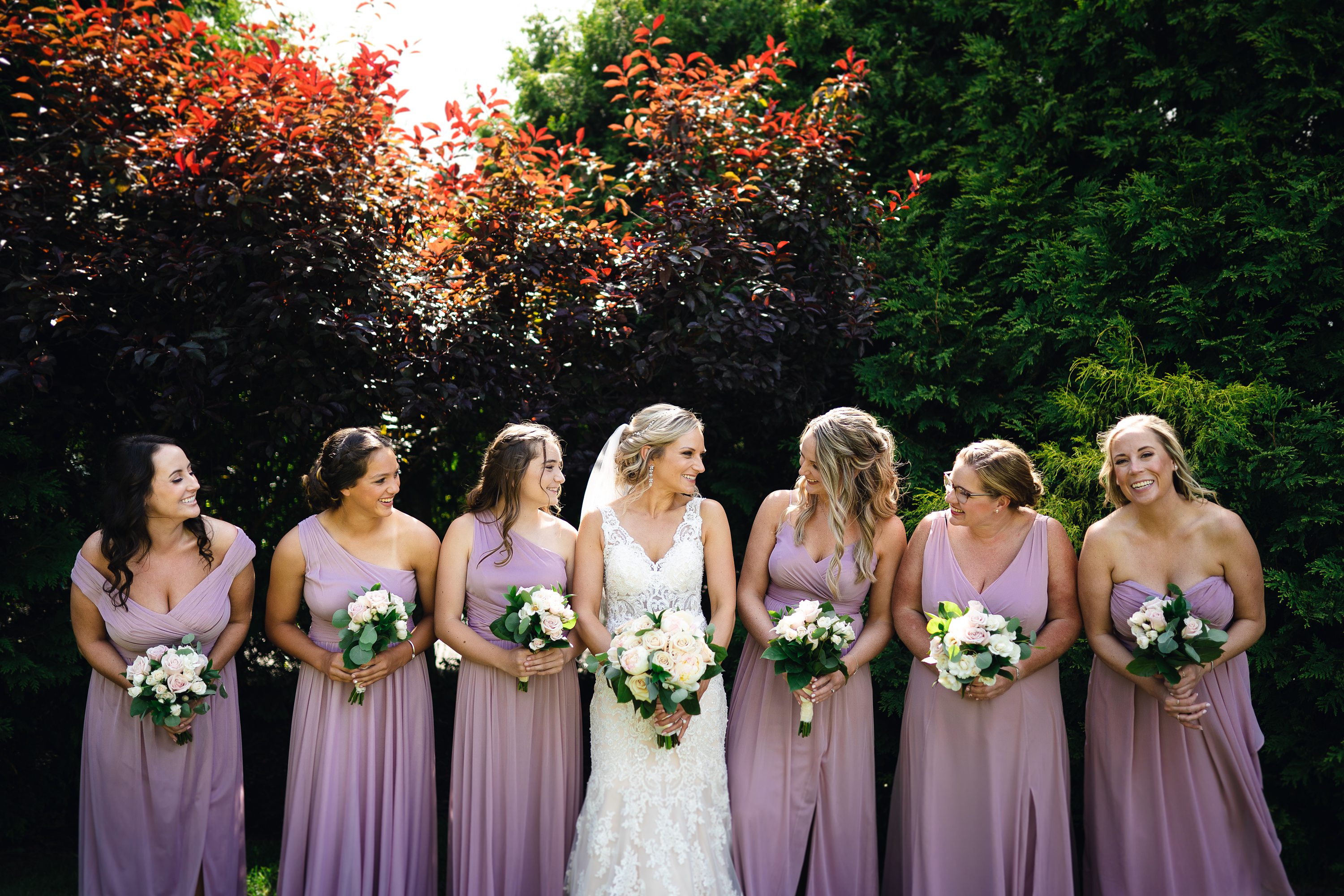 bridesmaid dresses warrington Long Sleeves Red Satin Long Mermaid Bridesmaid Dresses , BN1086