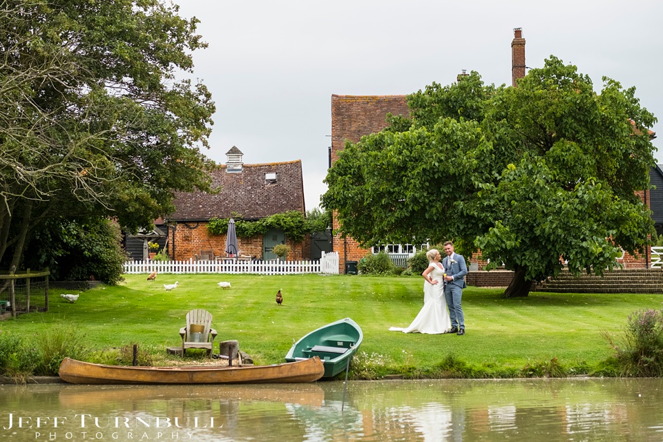 Bride and Groom Villiers Barn Lake,Bride and Groom Photo Ideas,Essex Barn Wedding