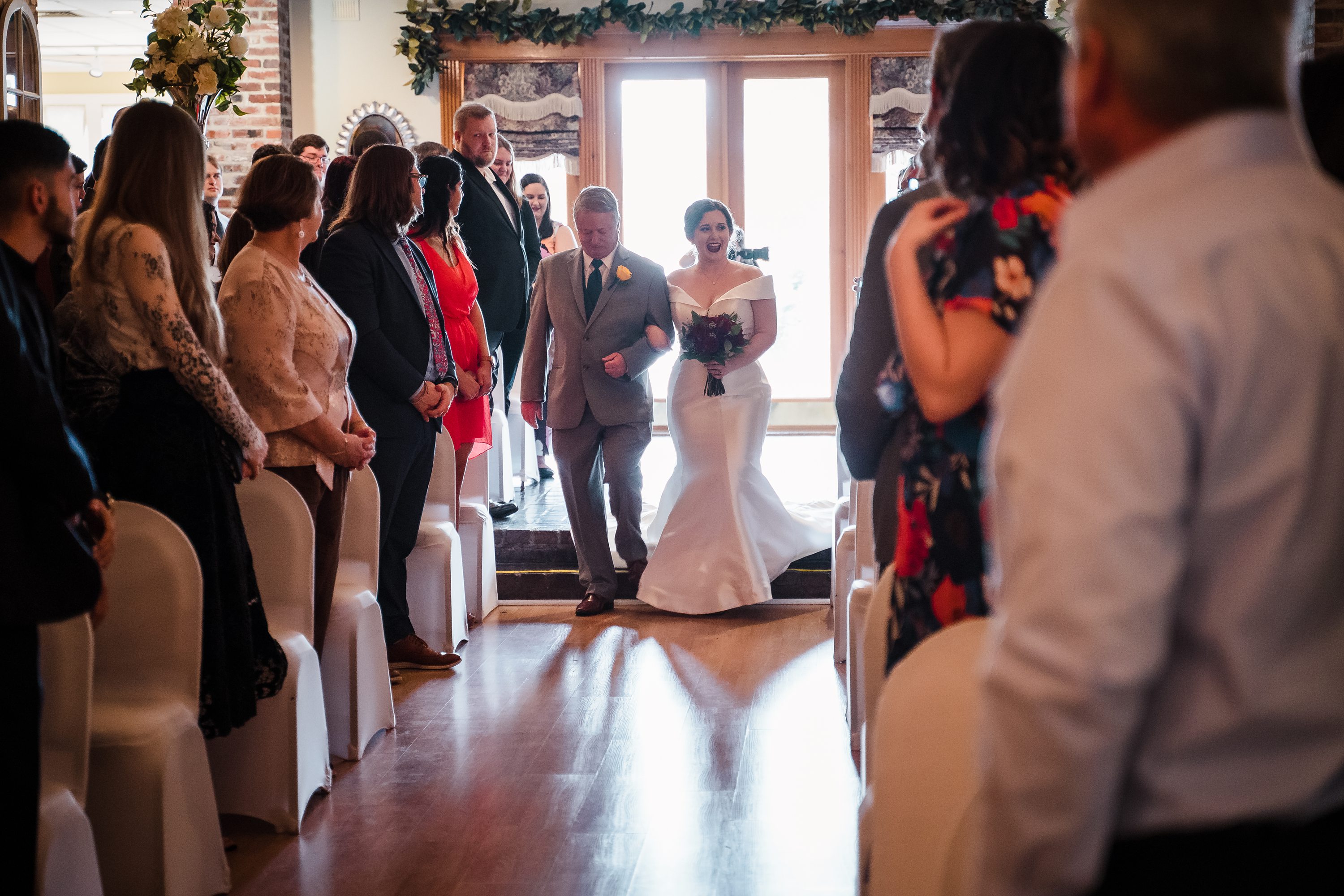 indoor oak lodge wedding,oak lodge wedding