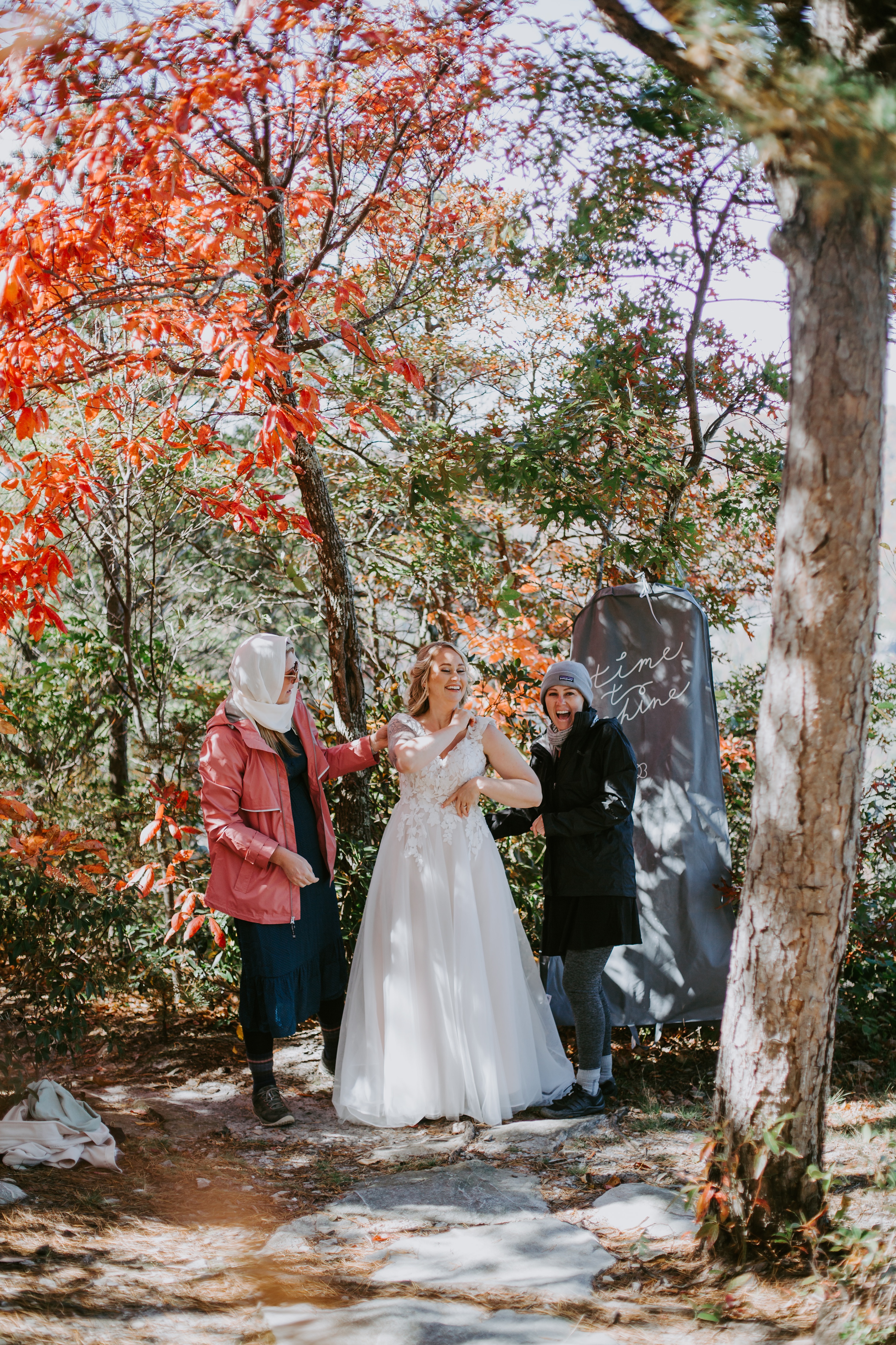 Example Shoot Title Tag North Carolina Elopement,Fall Foliage Wedding